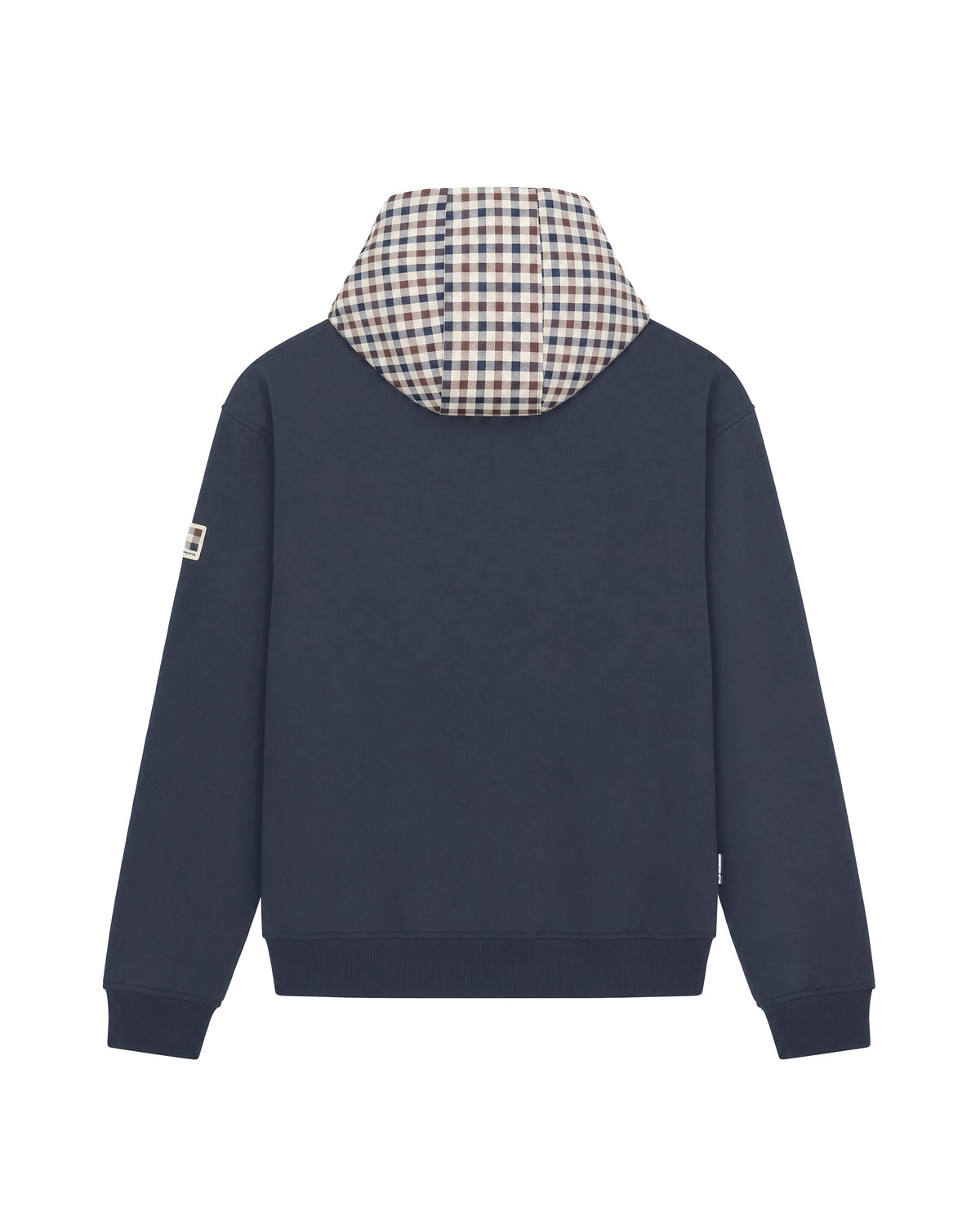Felpa con cappuccio Aquascutum Active CLUB CHECK HOODIE FLEECE