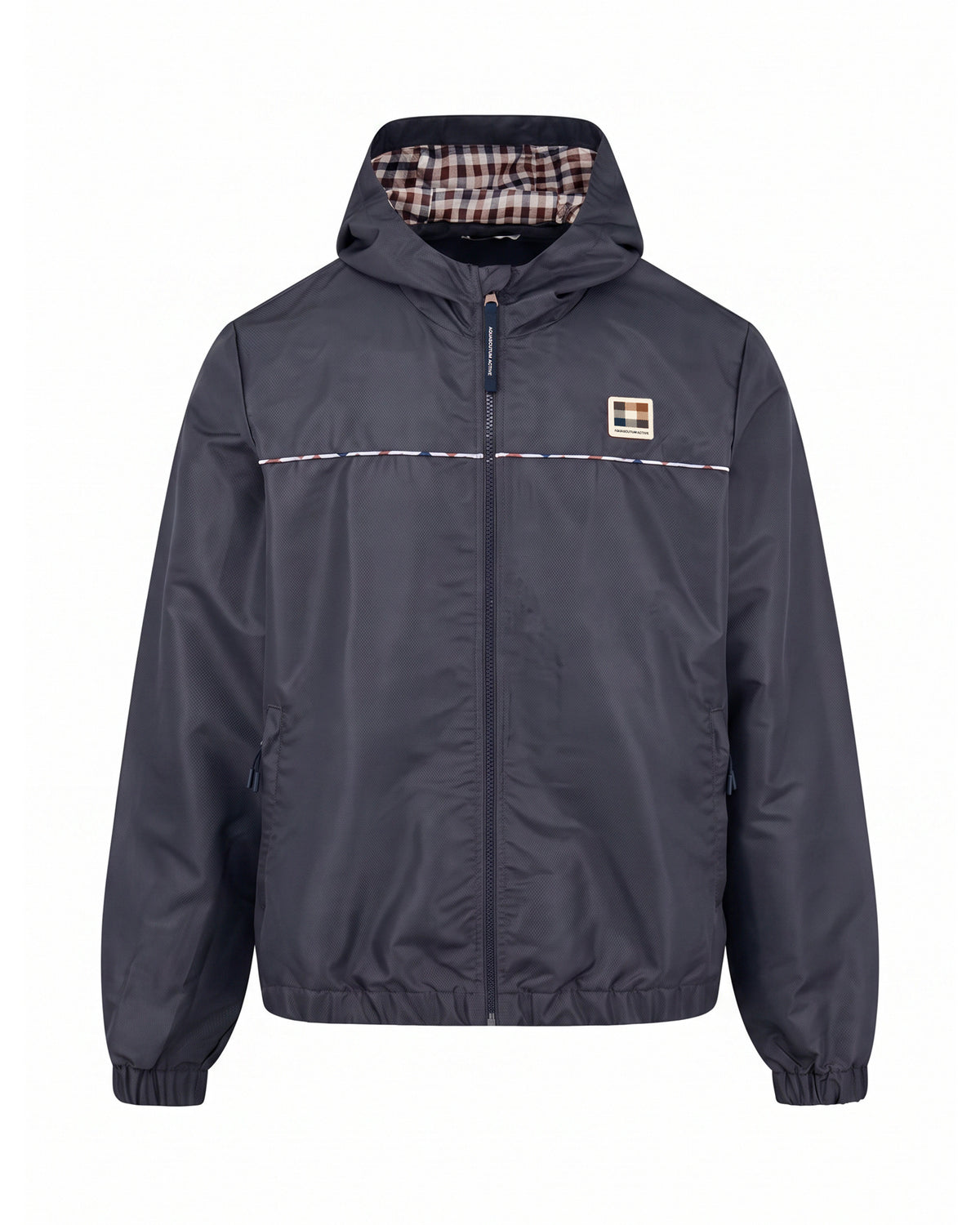 Felpa con cappuccio Aquascutum Active DIAMOND WAVE BADGE TRACKTOP
