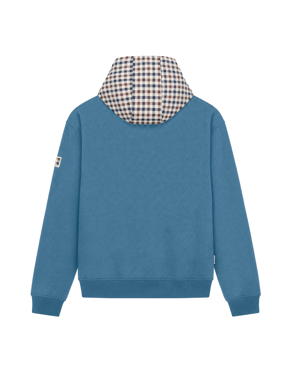 Felpa con cappuccio Aquascutum Active CLUB CHECK HOODIE FLEECE