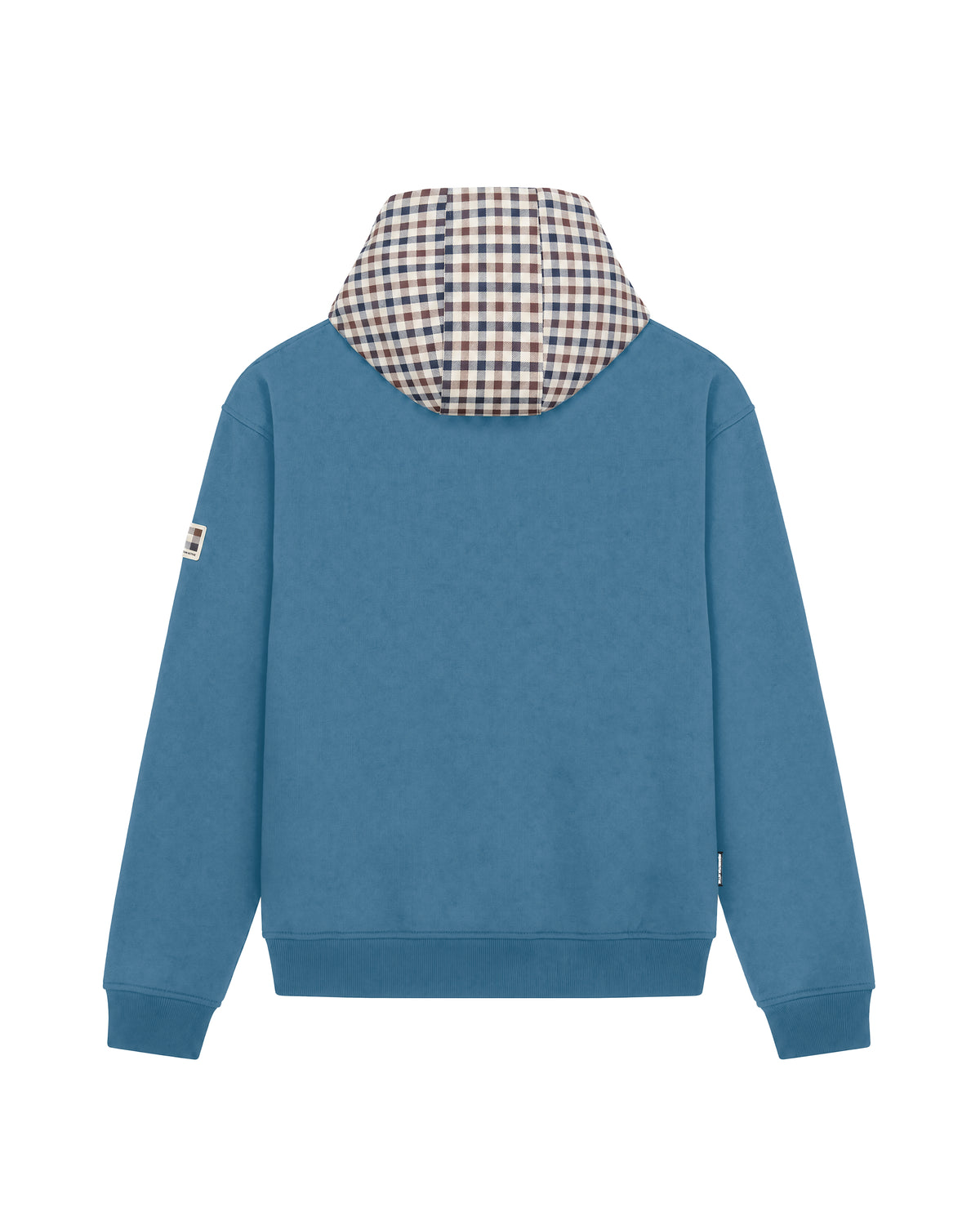 Felpa con cappuccio Aquascutum Active CLUB CHECK HOODIE FLEECE