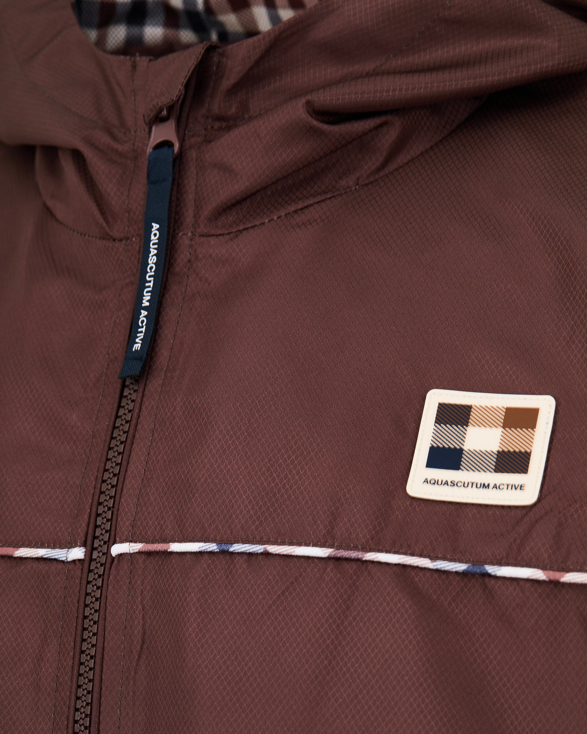 Felpa con cappuccio Aquascutum Active DIAMOND WAVE BADGE TRACKTOP