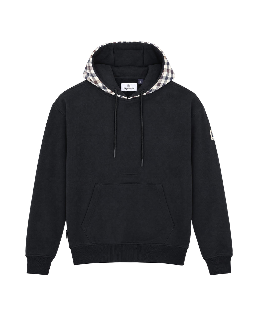 Hoodie Aquascutum Active CLUB CHECK HOODIE FLEECE