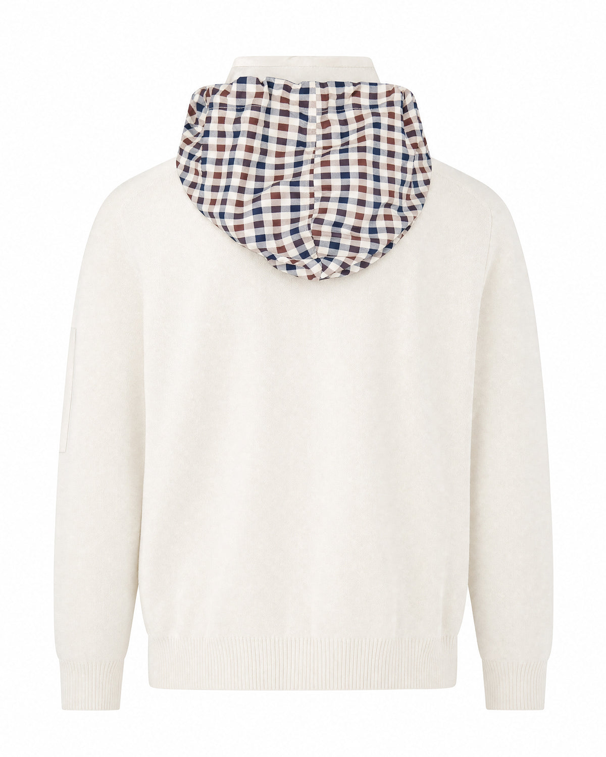 Felpa con cappuccio Aquascutum Active COTTON KNIT FZ SWEATER