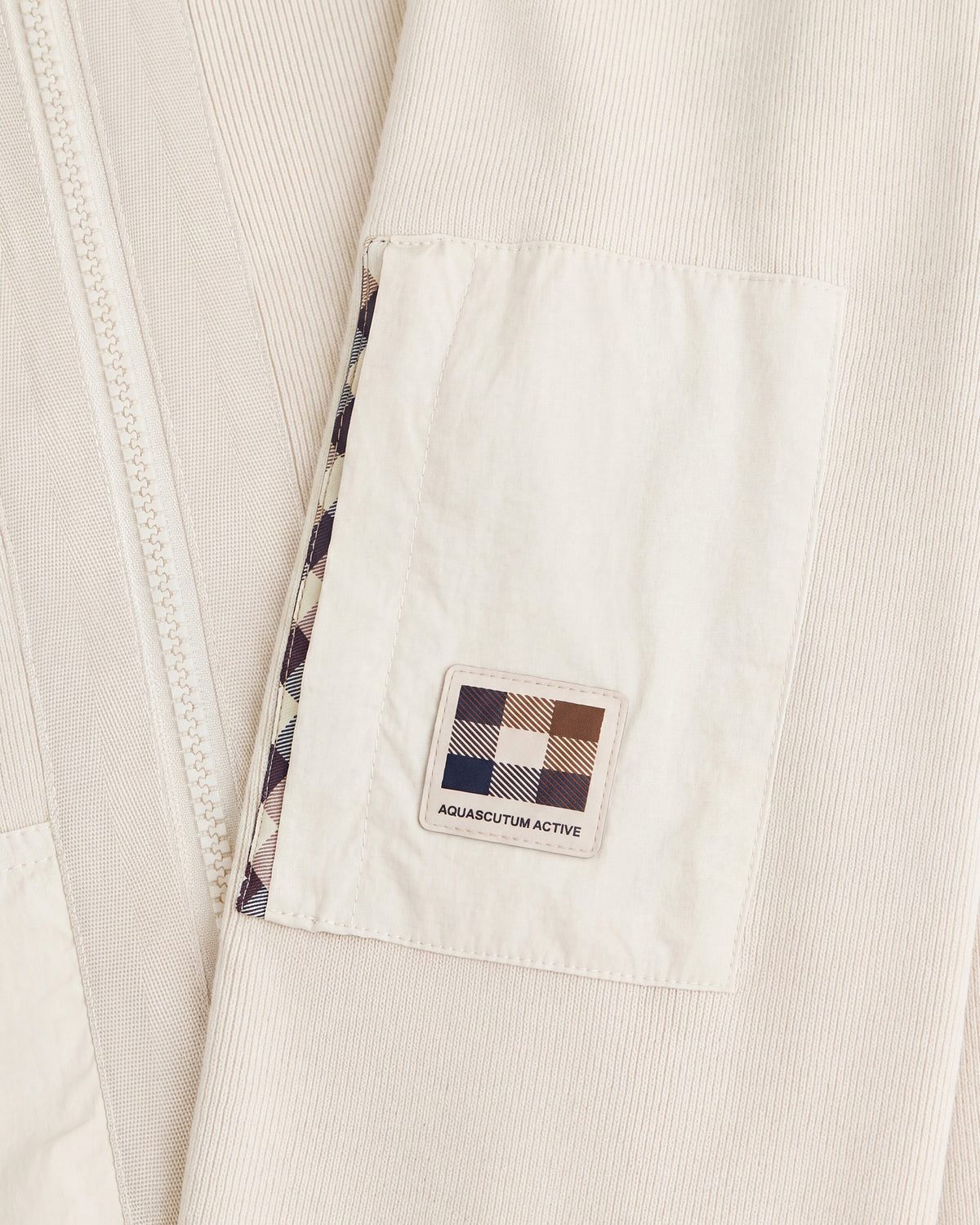 Felpa con cappuccio Aquascutum Active COTTON KNIT FZ SWEATER