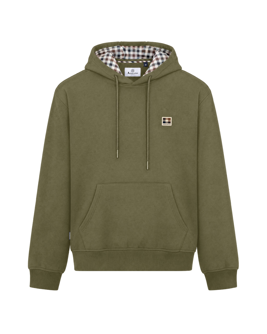 Felpa con cappuccio Aquascutum Active BADGE HOODIE FLEECE