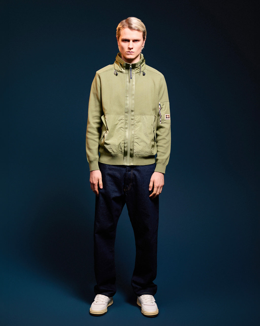 Hoodie Aquascutum Active COTTON KNIT FZ SWEATER