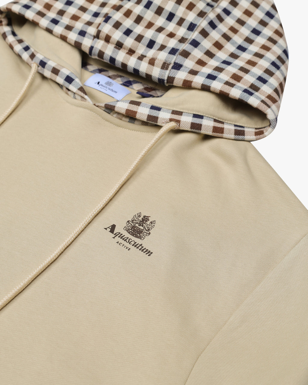 Hoodie Aquascutum Active CLUB CHECK HOODIE FLEECE