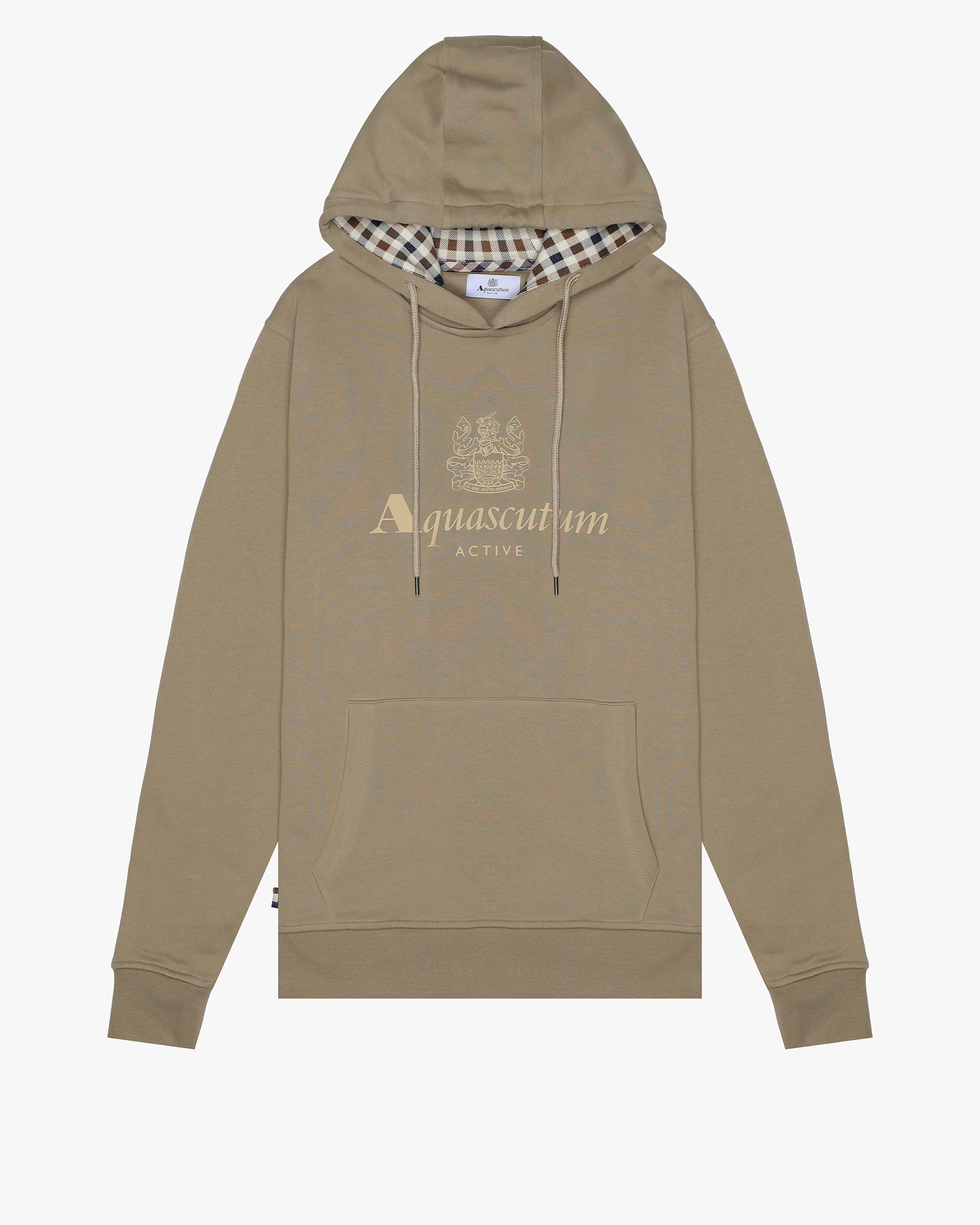 Felpa con cappuccio Aquascutum Active BIG LOGO HOODIE FLEECE