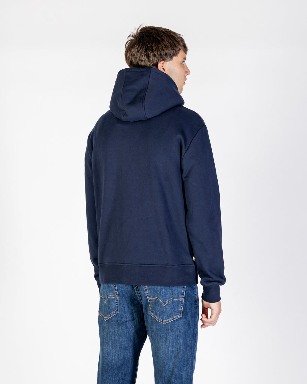 Felpa con cappuccio Aquascutum Active BIG LOGO HOODIE FLEECE