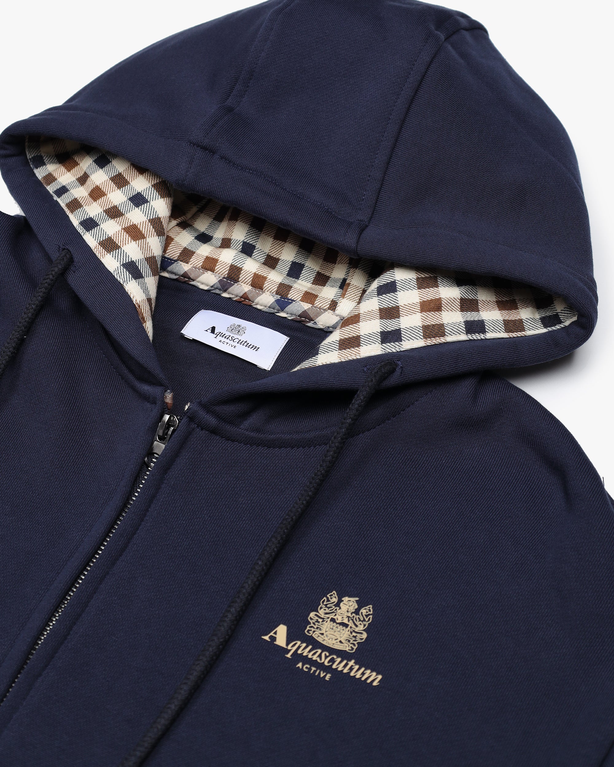 Hoodie Aquascutum Active FULL ZIPPED HOODIE FLEECE