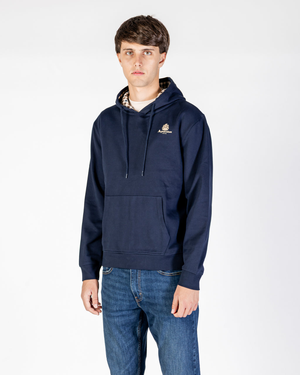 Hoodie Aquascutum Active SMALL LOGO HOODIE FLEECE