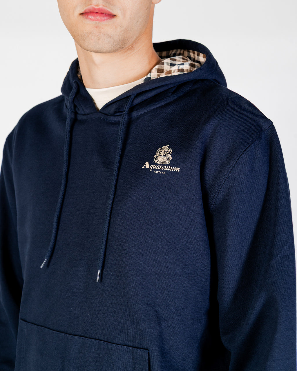 Hoodie Aquascutum Active SMALL LOGO HOODIE FLEECE