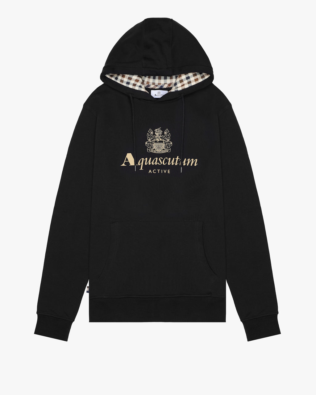Felpa con cappuccio Aquascutum Active BIG LOGO HOODIE FLEECE