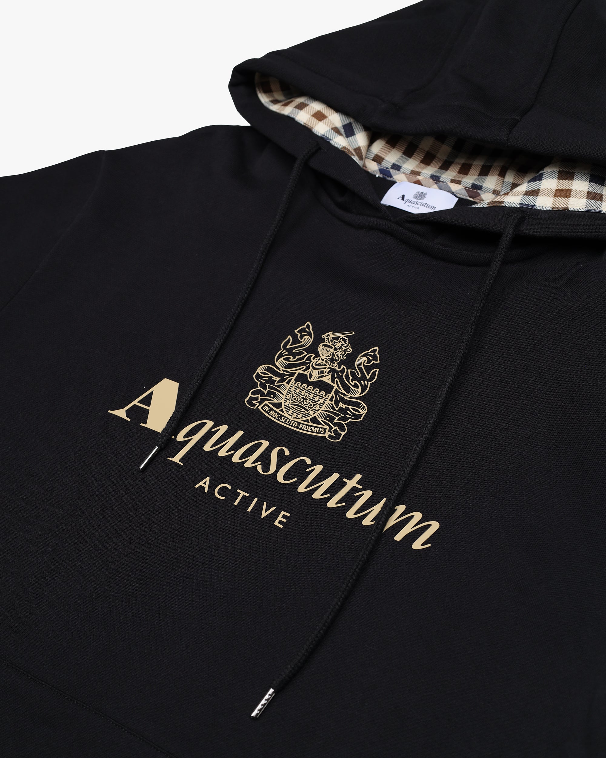 Felpa con cappuccio Aquascutum Active BIG LOGO HOODIE FLEECE