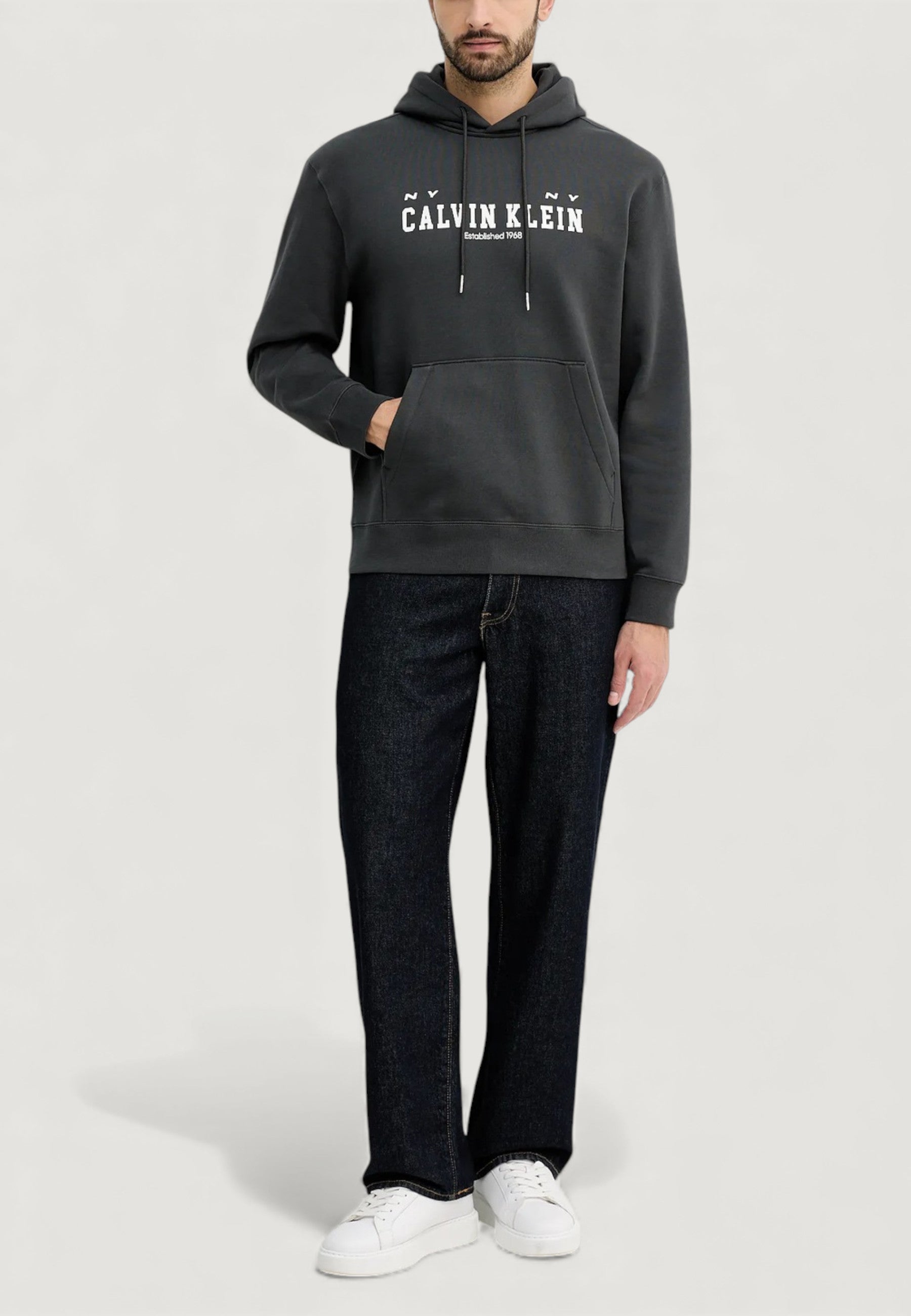 Felpa con cappuccio Calvin Klein Jeans LV04RE251G