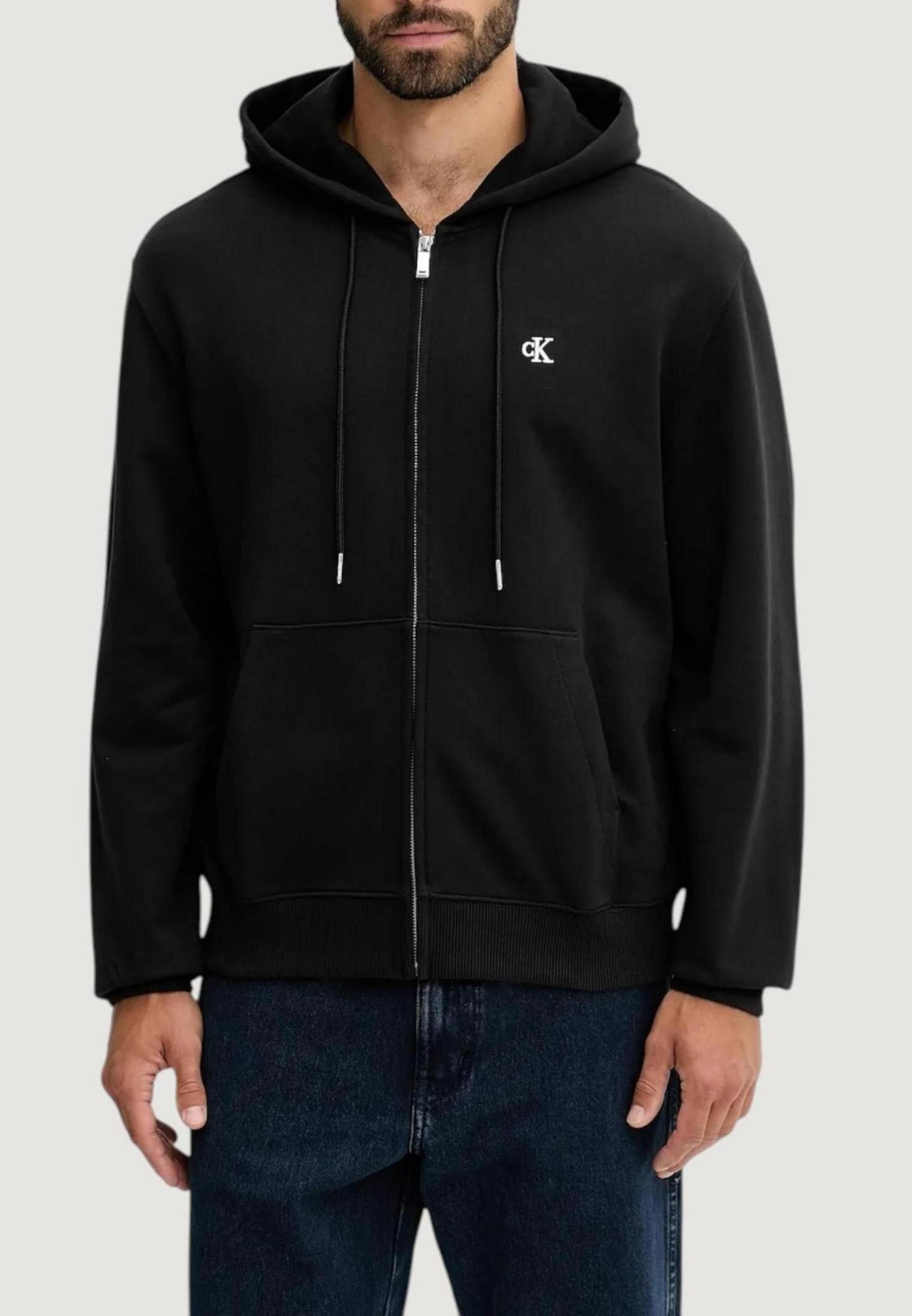 Felpa con cappuccio Calvin Klein Jeans LS EU 350TERRY MONOG