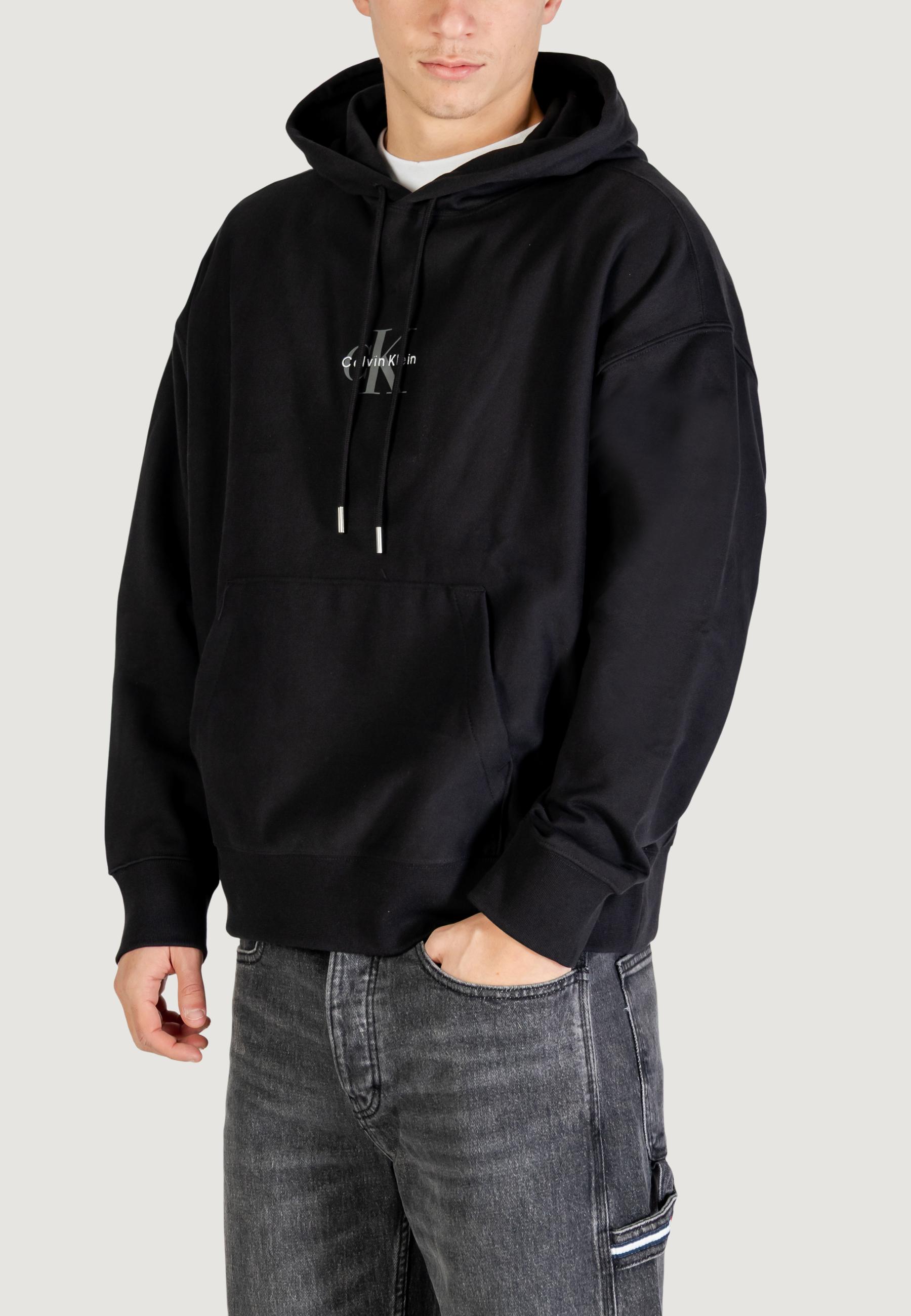 Felpa con cappuccio Calvin Klein Jeans PREMIUM TERRY MICRO