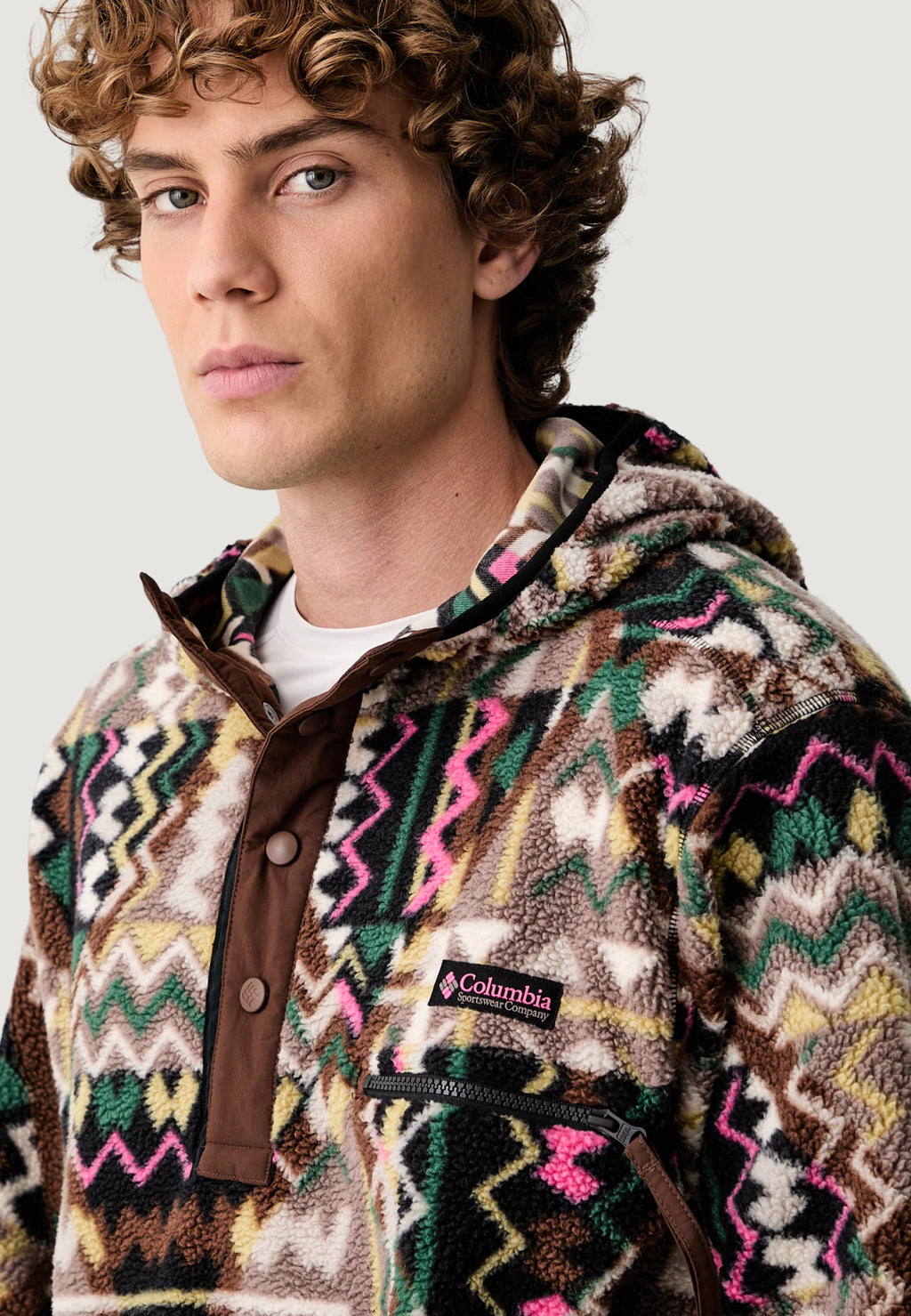 Felpa con cappuccio Columbia Helvetia II Printed Hoodie