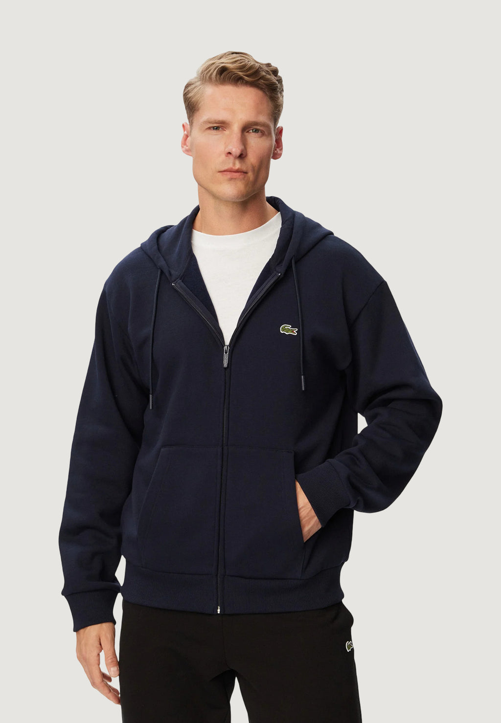 Felpa con cappuccio Lacoste SWEATSHIRT