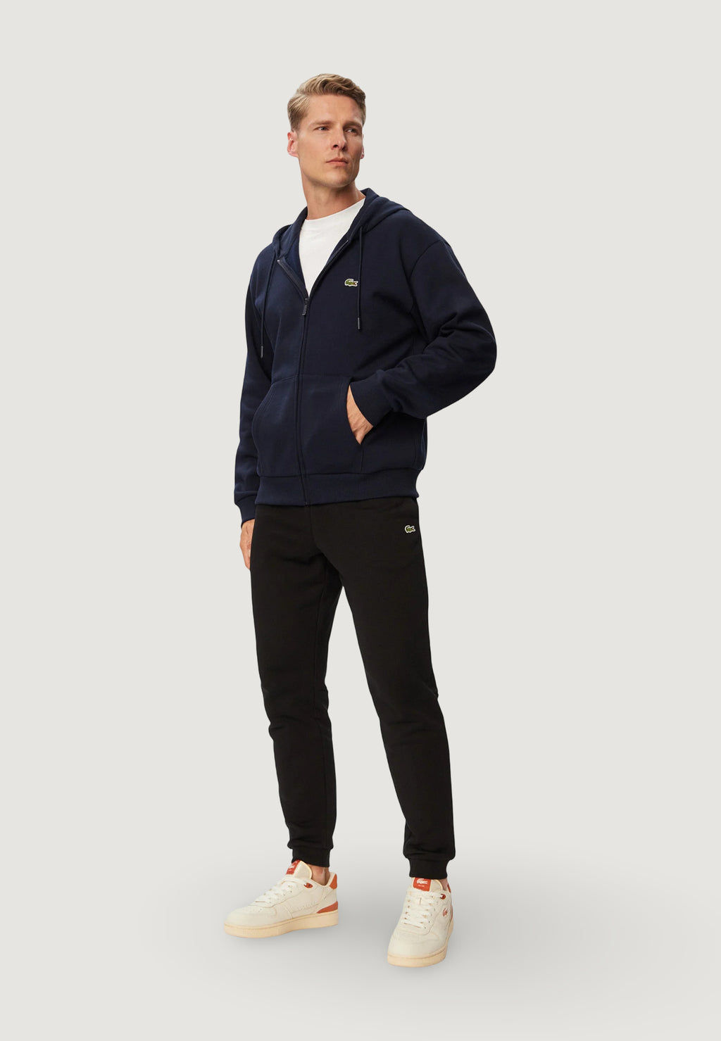Felpa con cappuccio Lacoste SWEATSHIRT