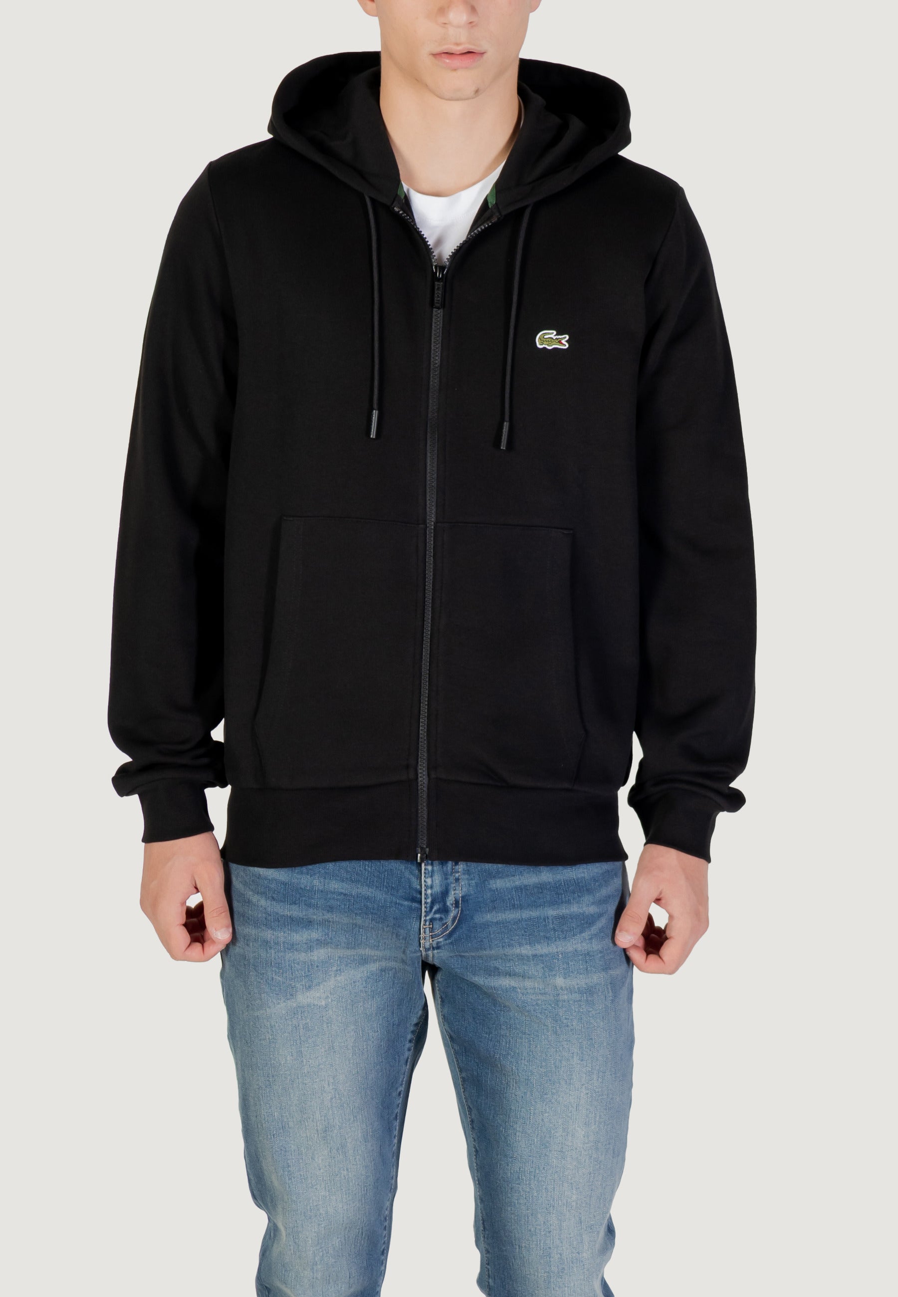 Felpa con cappuccio LACOSTE SWEATSHIRT