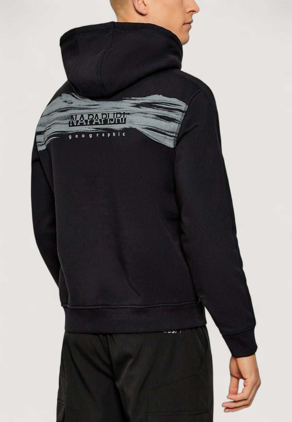 Felpa con cappuccio Napapijri B-BACK GRAPHIC H