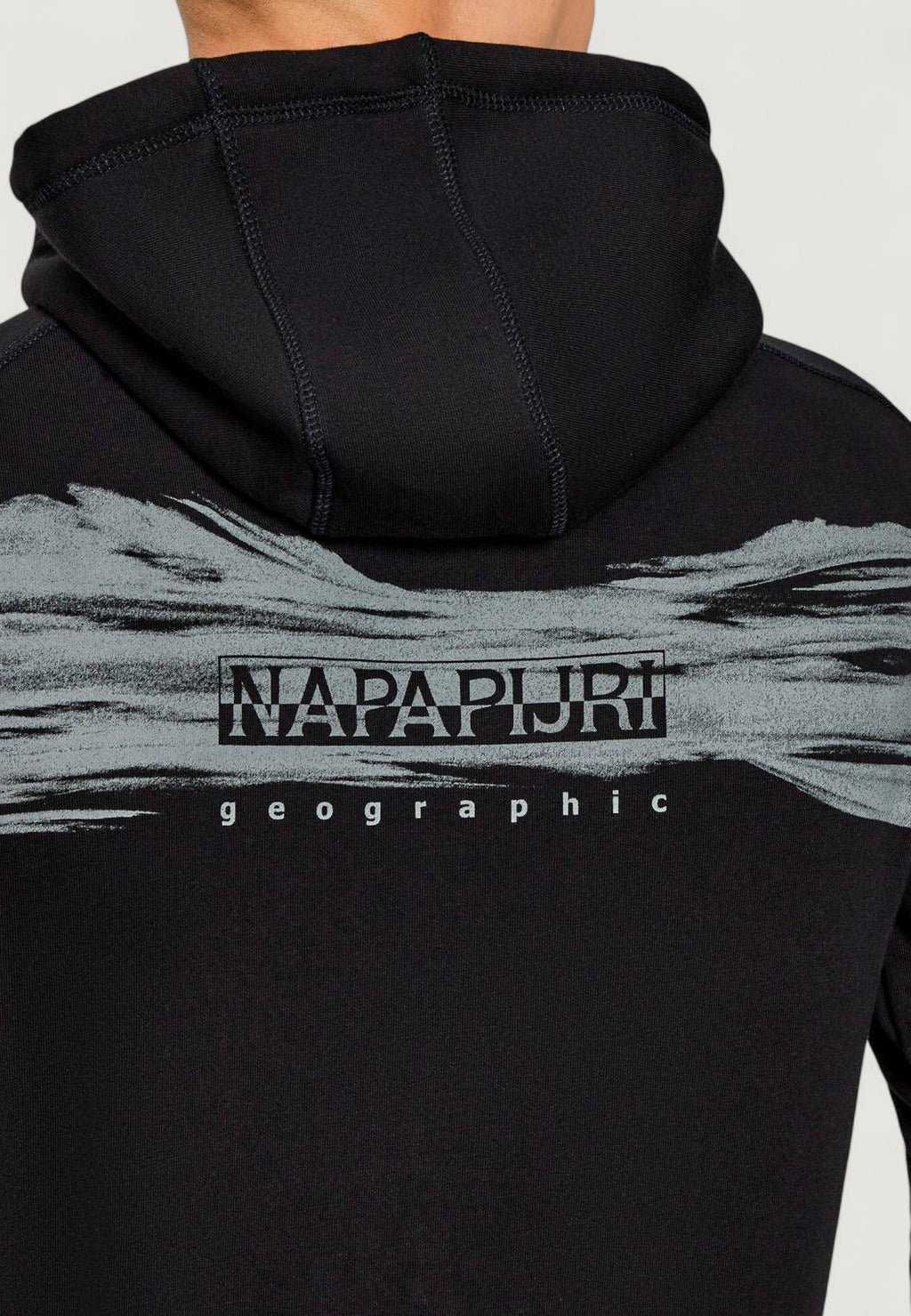 Felpa con cappuccio Napapijri B-BACK GRAPHIC H