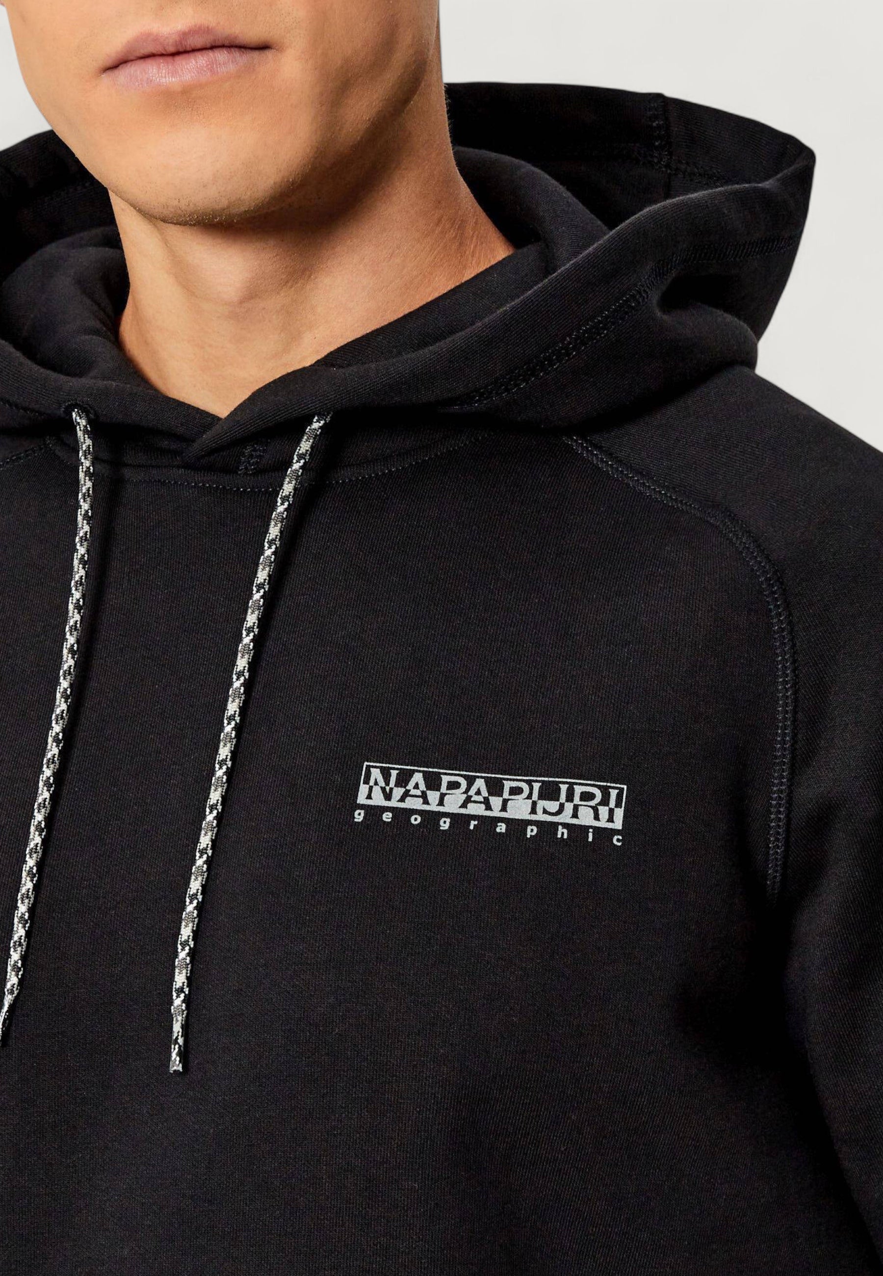 Felpa con cappuccio Napapijri B-BACK GRAPHIC H