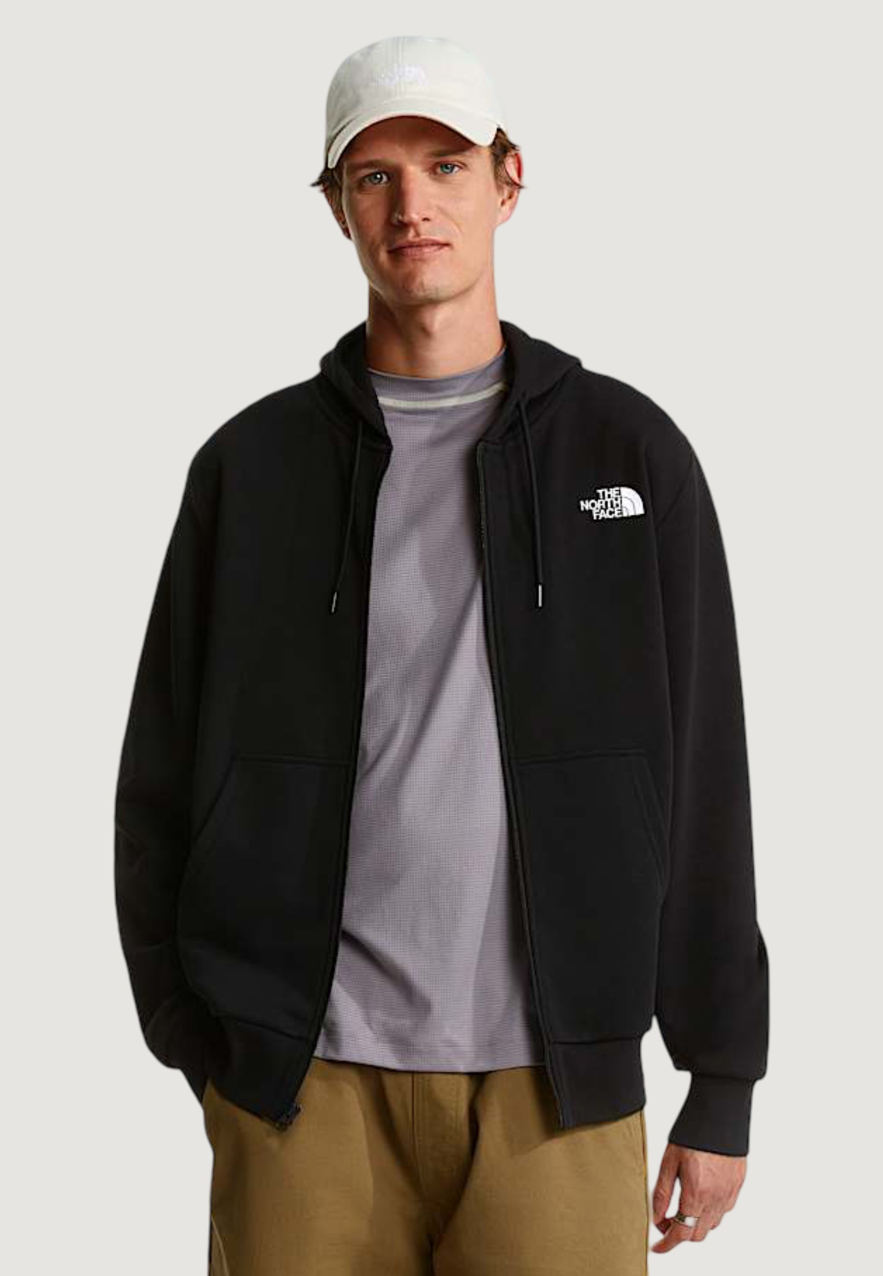 Felpa con cappuccio The North Face M SIMPLE DOME LIGHT REGULAR FULL ZIP HOO TNF
