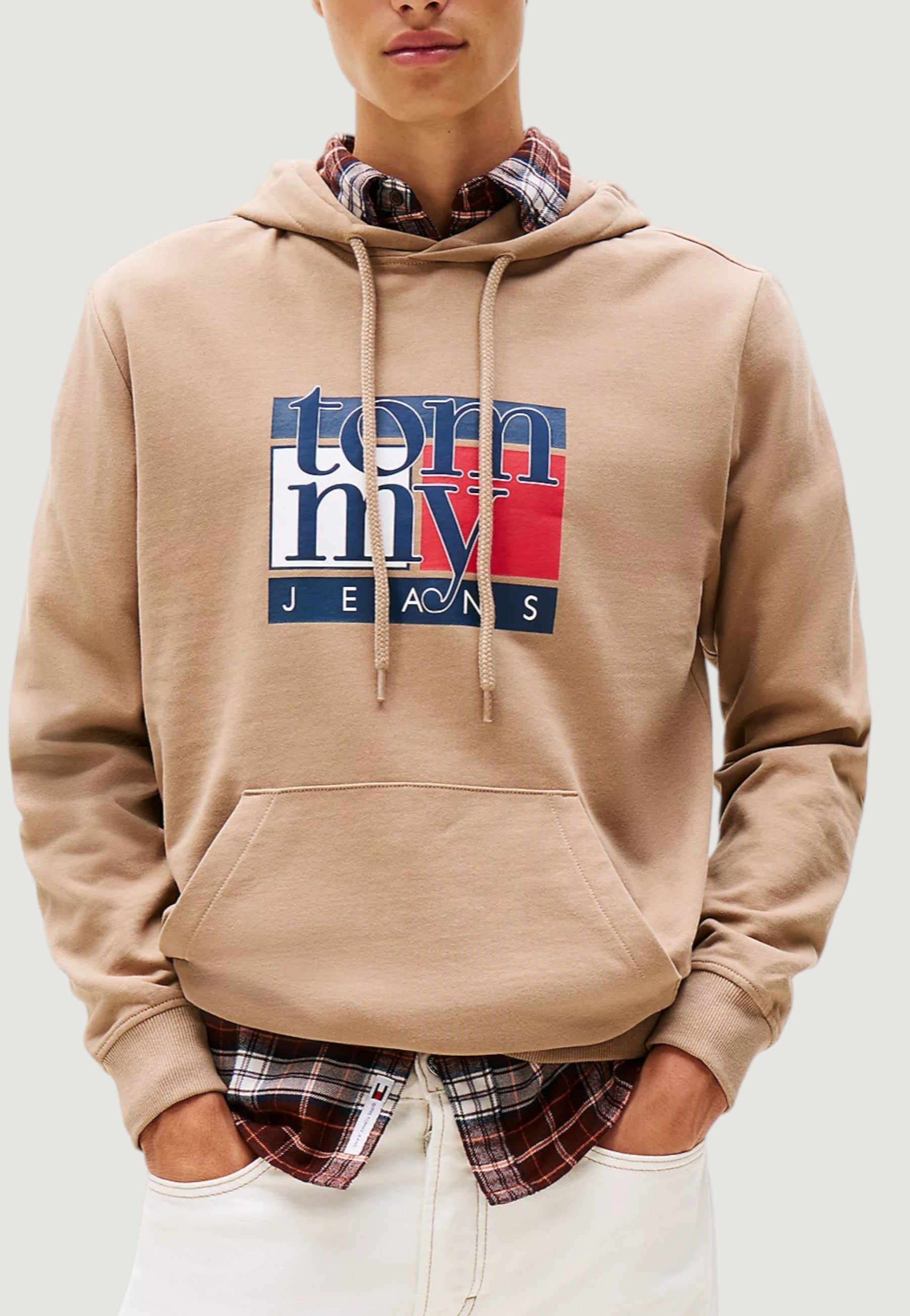 Felpa con cappuccio Tommy Hilfiger Jeans TJM REG RWB FLAG HOO