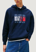 Felpa con cappuccio Tommy Hilfiger Jeans TJM REG RWB FLAG HOO