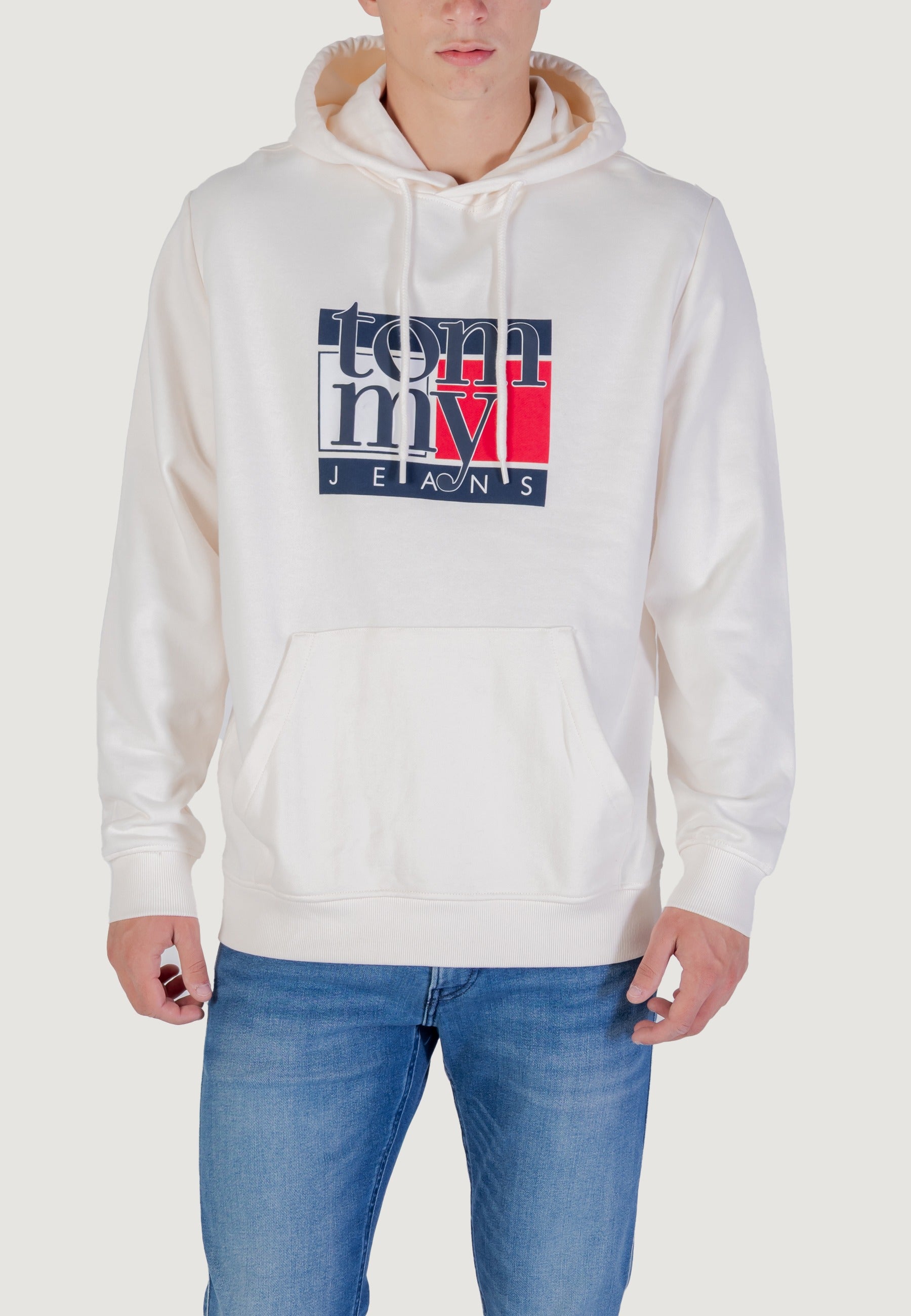 Felpa con cappuccio Tommy Hilfiger Jeans TJM REG RWB FLAG HOO