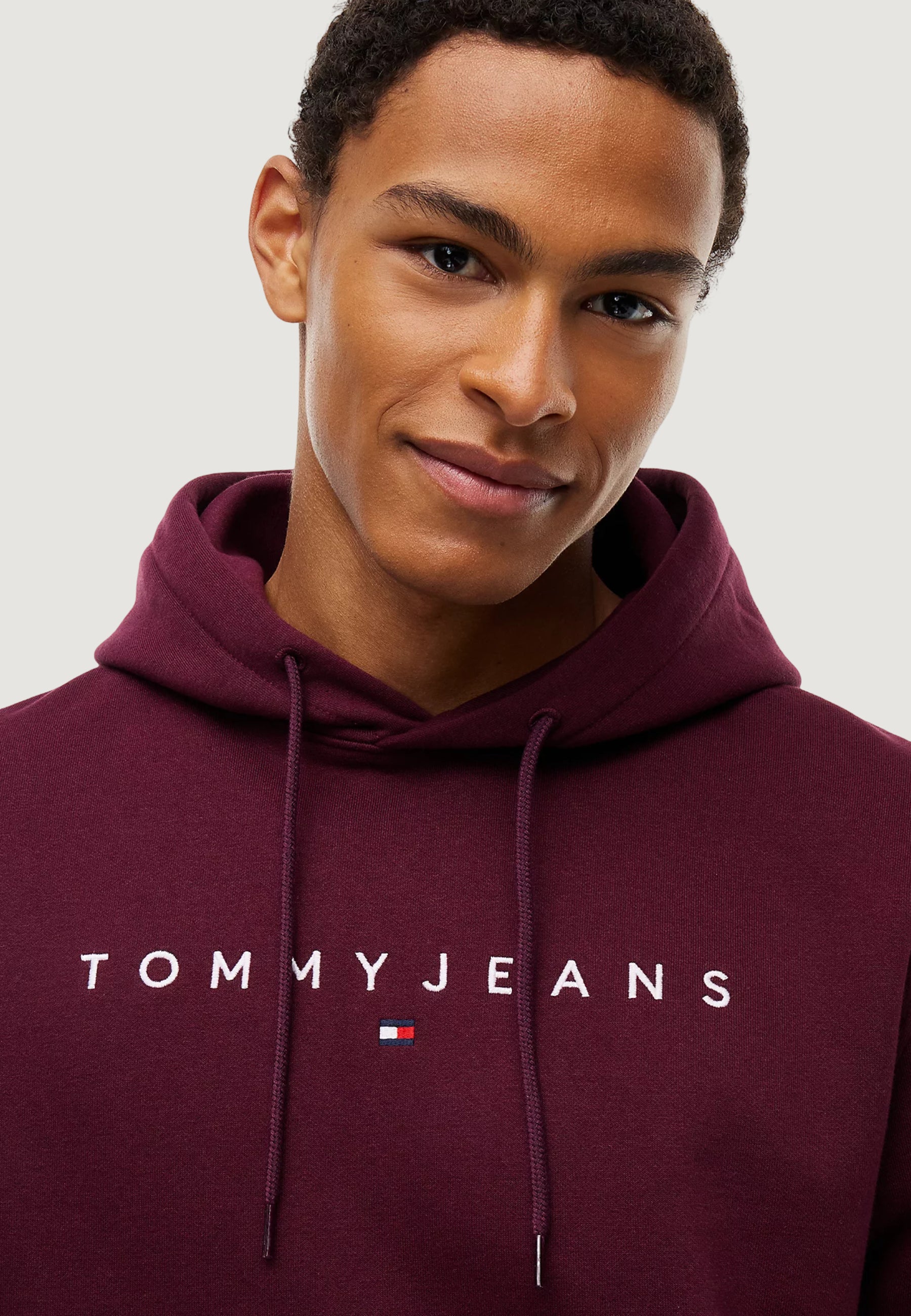 Felpa con cappuccio Tommy Hilfiger Jeans TJM REG LINEAR LOGO