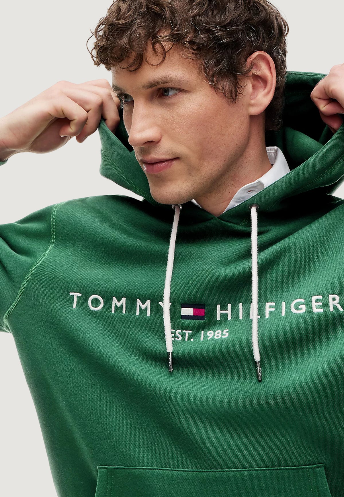 Felpa con cappuccio Tommy Hilfiger TOMMY LOGO