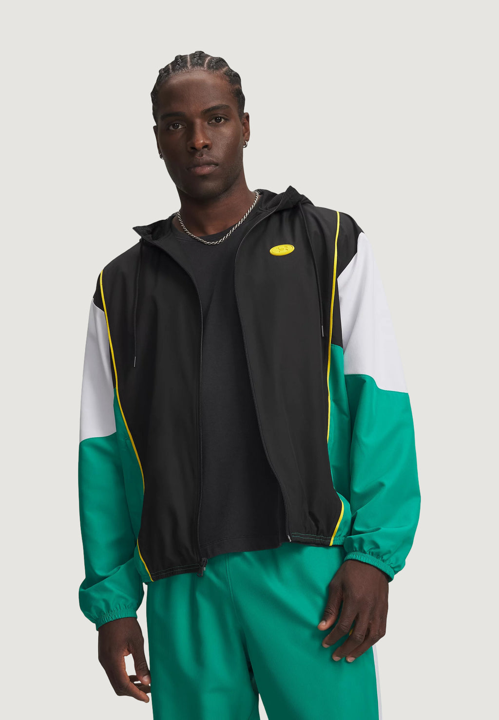 Felpa con cappuccio Under Armour UA RIVAL WOVEN CB JACKET