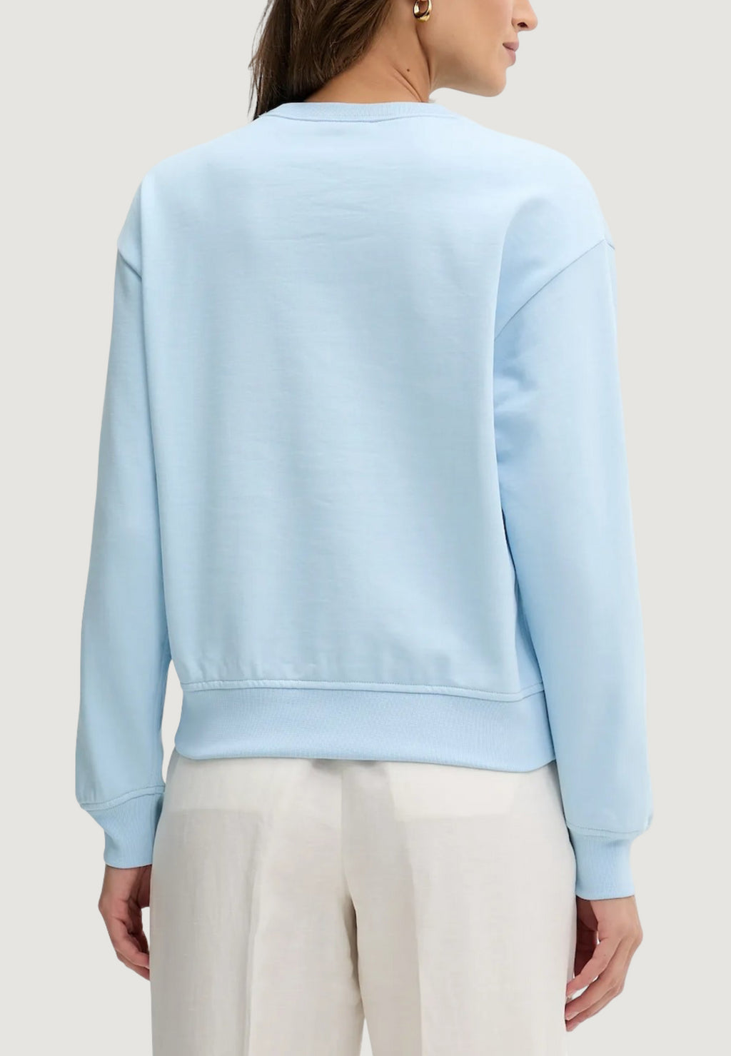 Felpa senza cappuccio Calvin Klein Jeans LS MONOLOGO FRENCH T