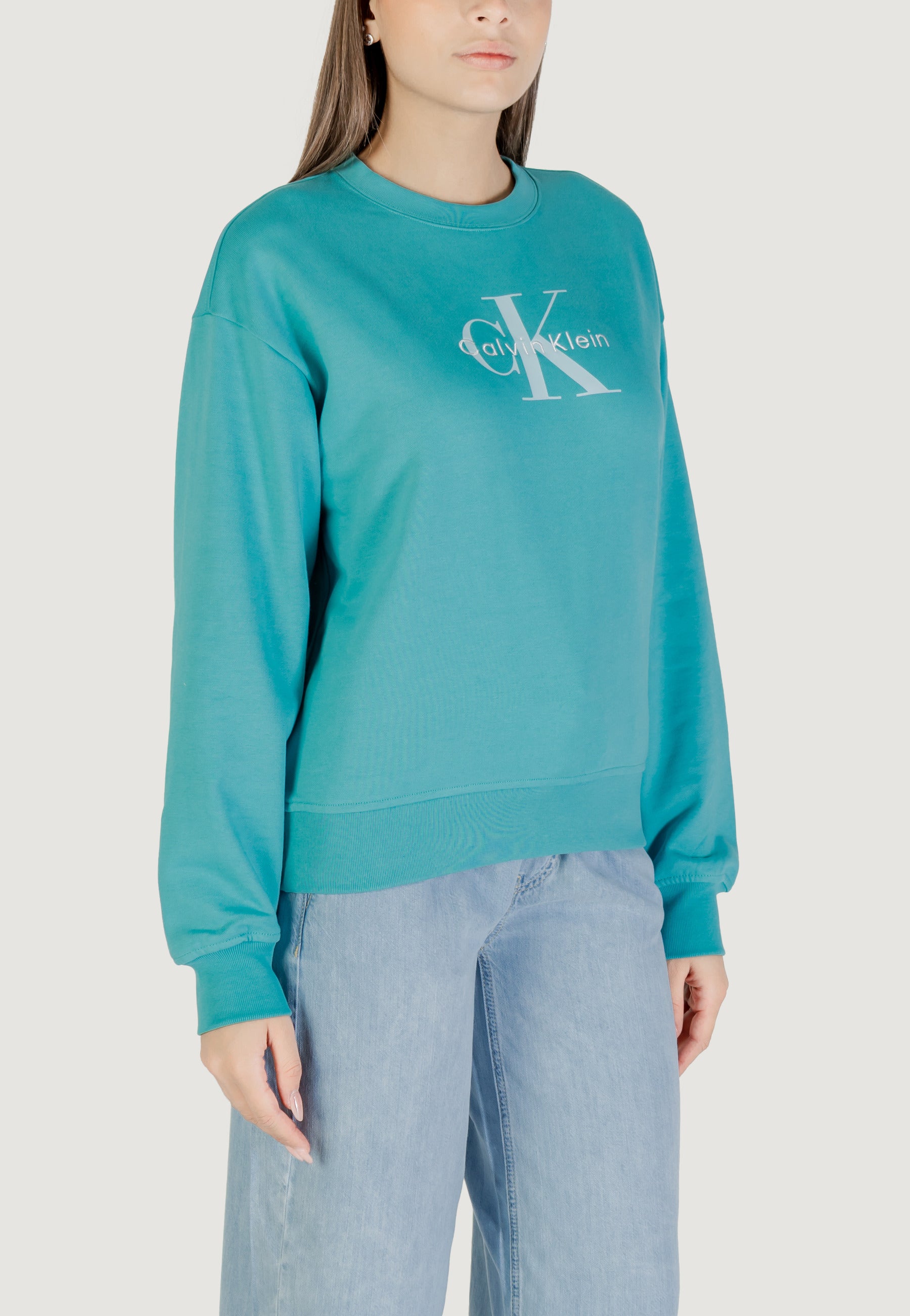 Felpa senza cappuccio Calvin Klein Jeans LS MONOLOGO FRENCH T