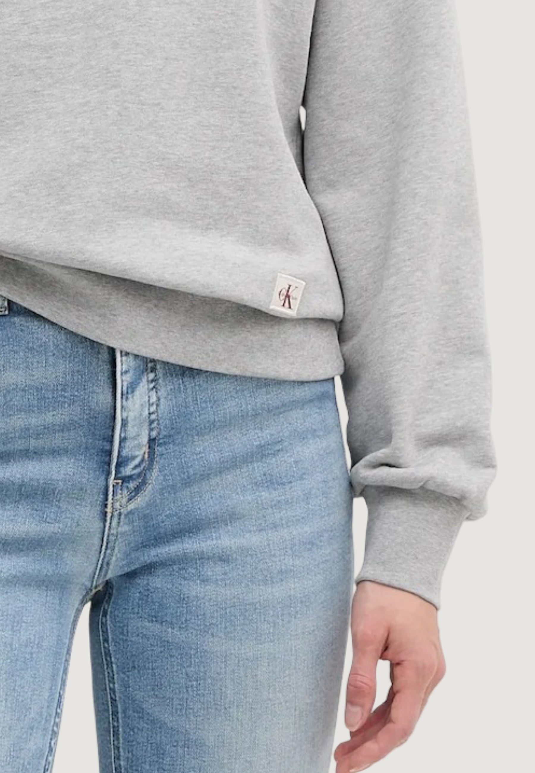 Sweatshirt Calvin Klein Jeans A- LS BADGE LOGO TER