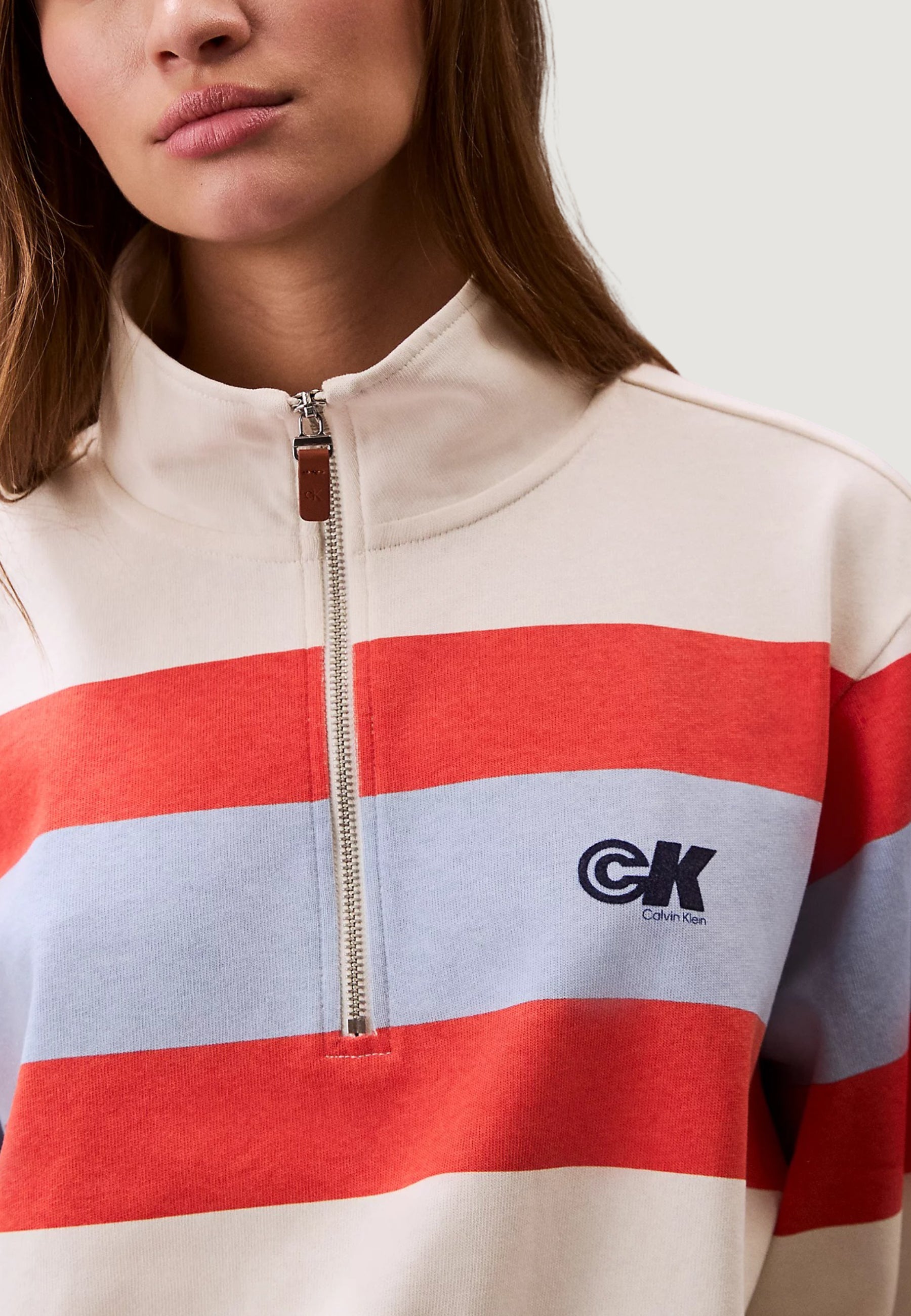 Sweatshirt Calvin Klein Jeans RUGBY JERSEY 1/4 ZIP