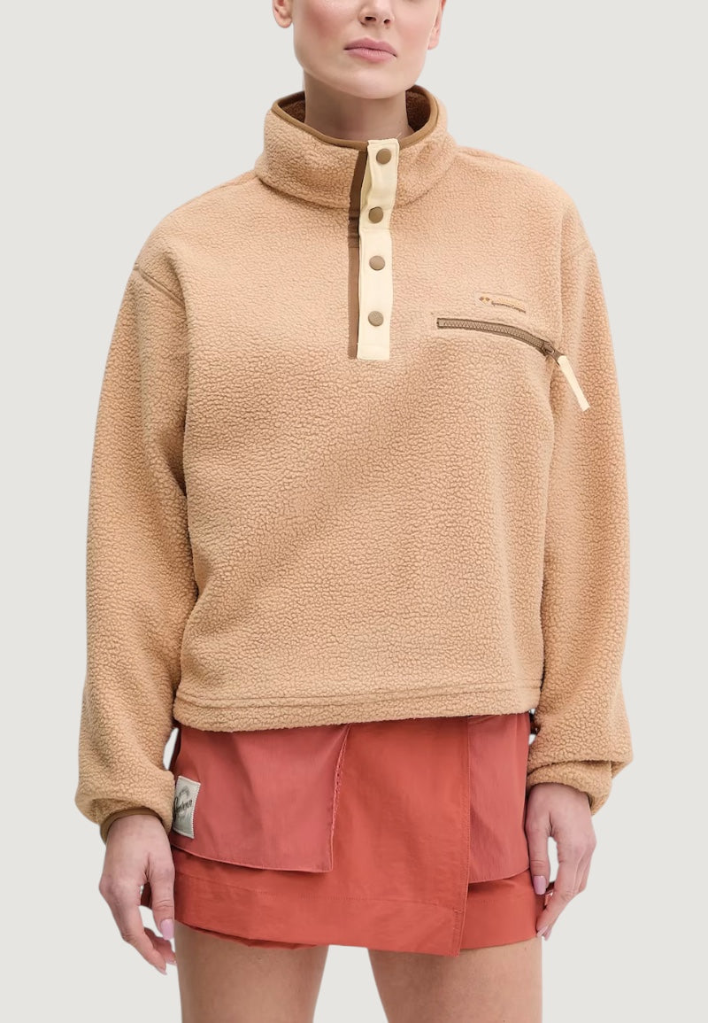 Felpa senza cappuccio COLUMBIA Helvetia™ II Cropped Half Snap Fleece