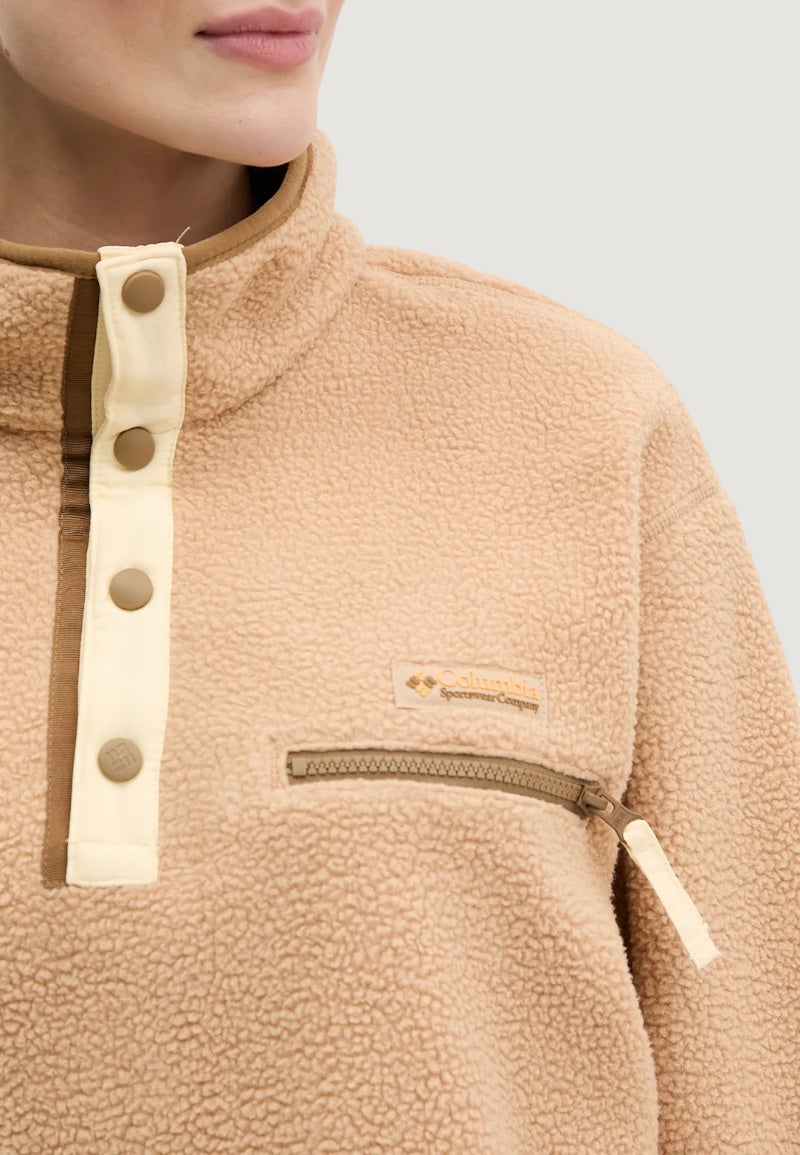 Felpa senza cappuccio COLUMBIA Helvetia™ II Cropped Half Snap Fleece