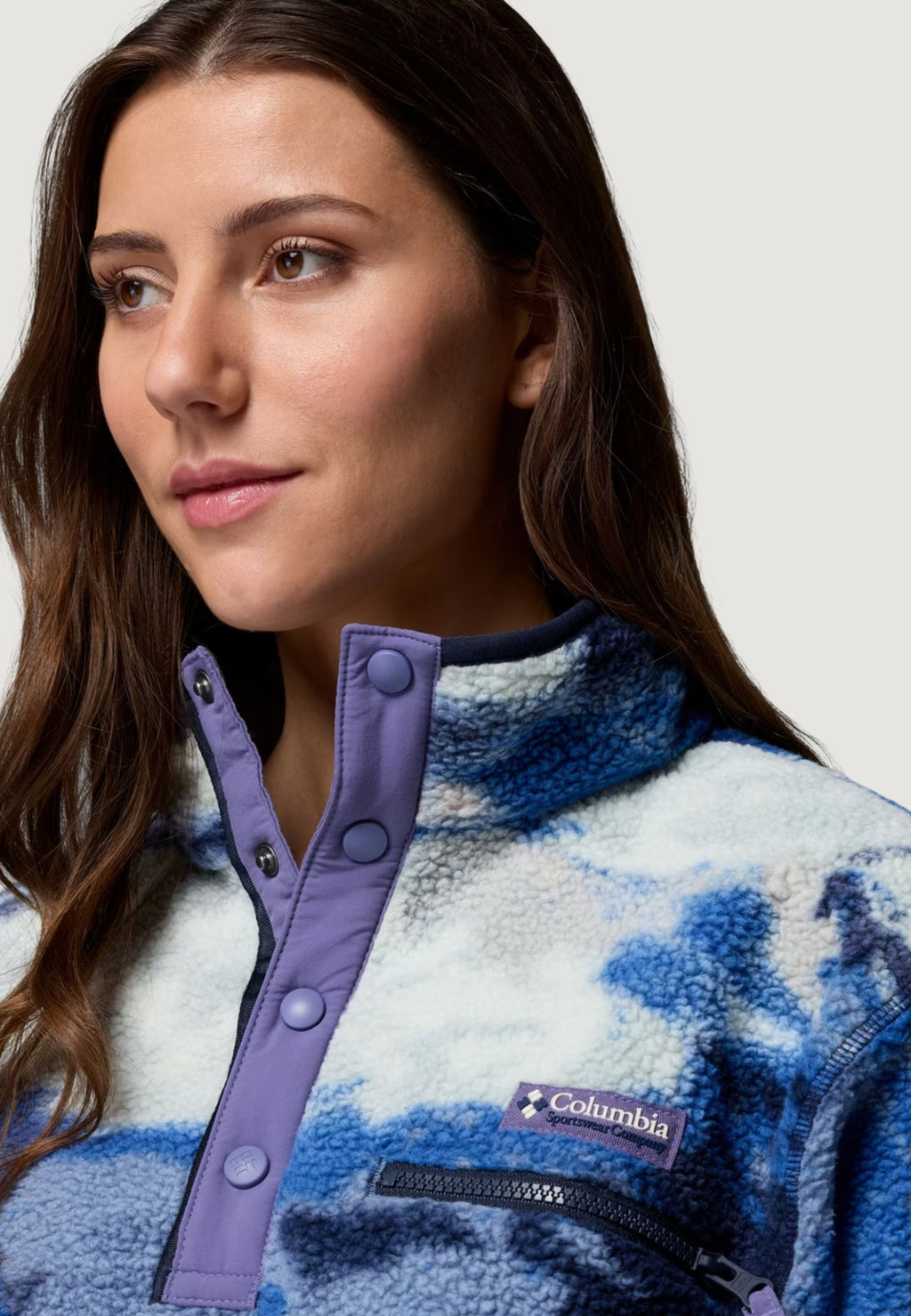 Sweatshirt Columbia Helvetia™ II Printed Cropped Half Snap