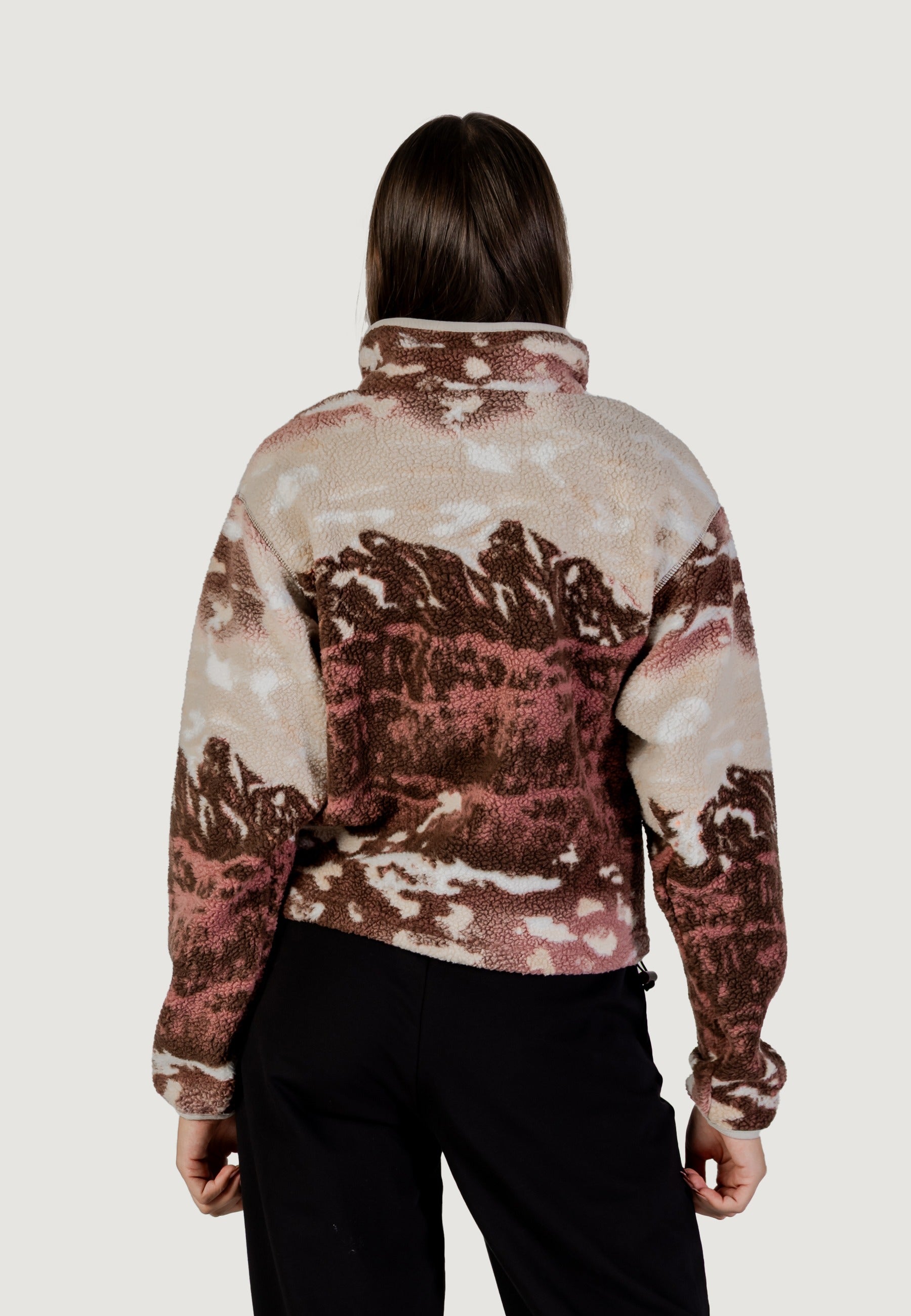 Felpa senza cappuccio COLUMBIA Helvetia™ II Printed Cropped Half Snap
