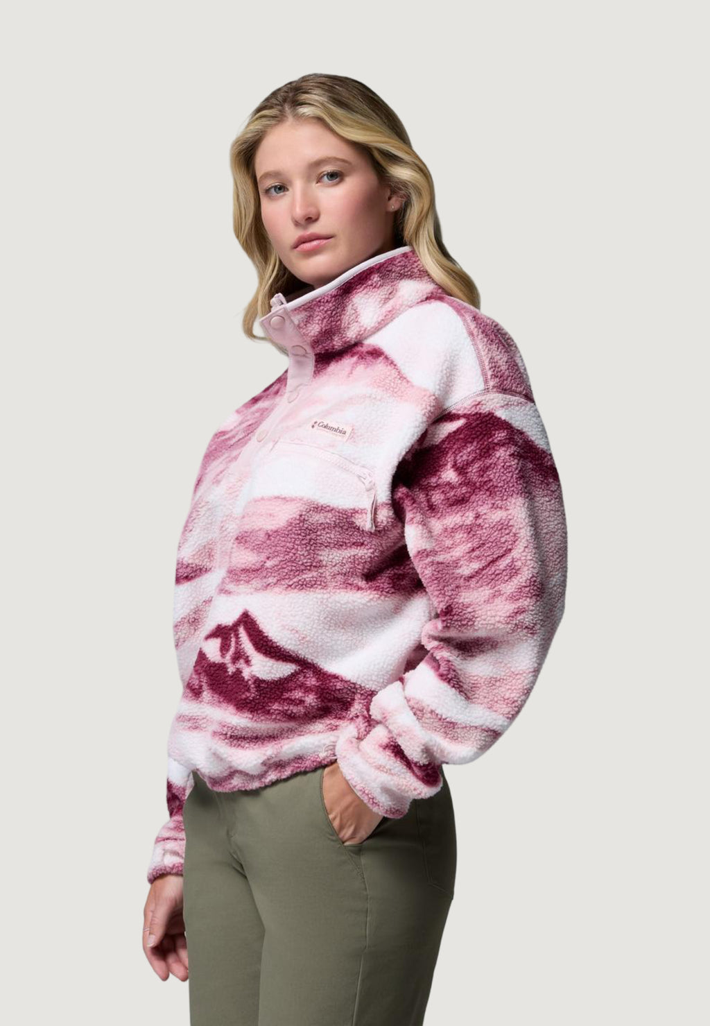 Sweatshirt Columbia Helvetia™ II Printed Cropped Half Snap
