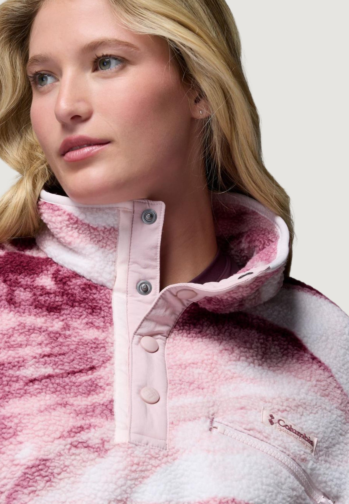 Sweatshirt Columbia Helvetia™ II Printed Cropped Half Snap