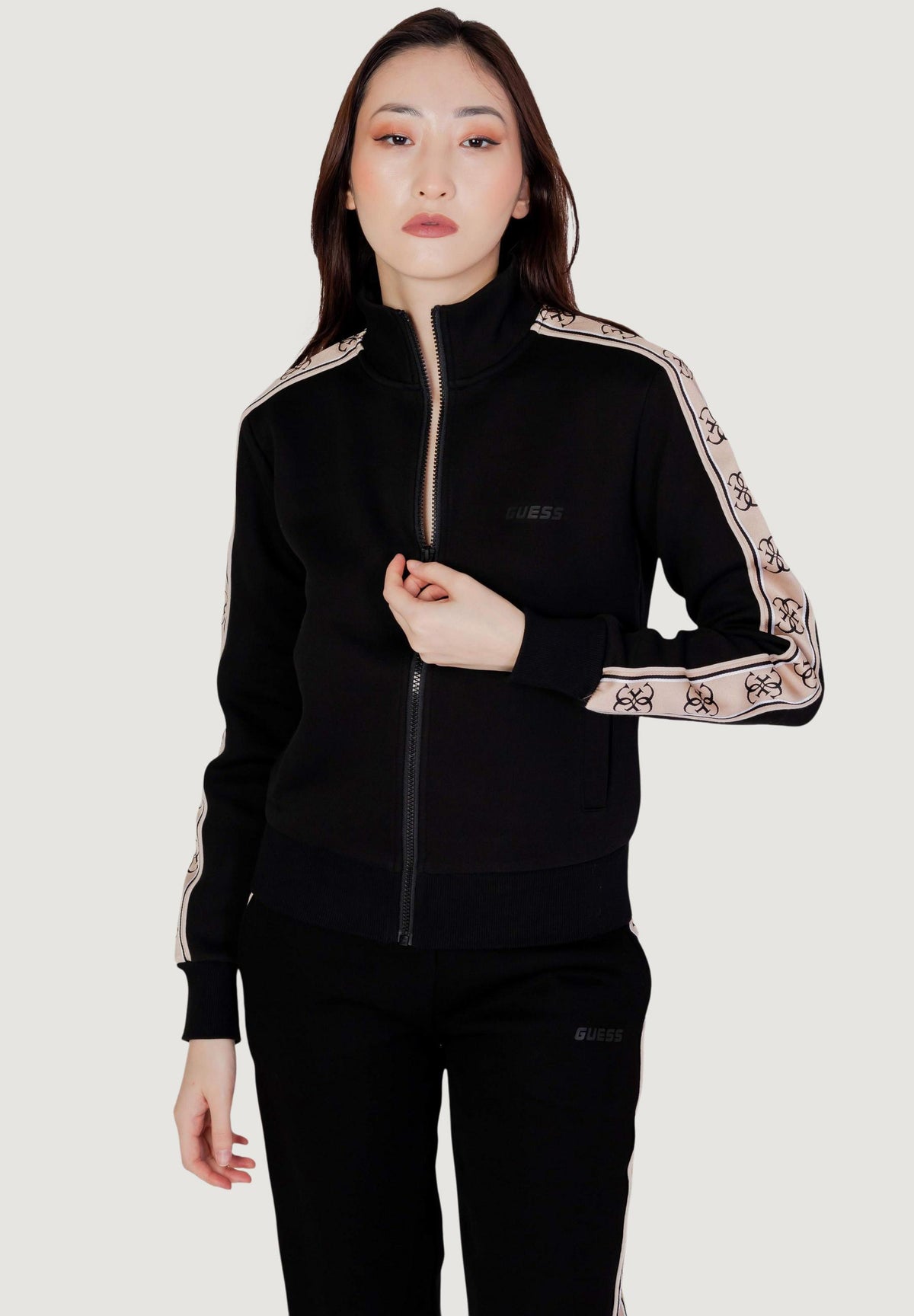 Felpa senza cappuccio Guess Active BRITNEY FULL ZIP