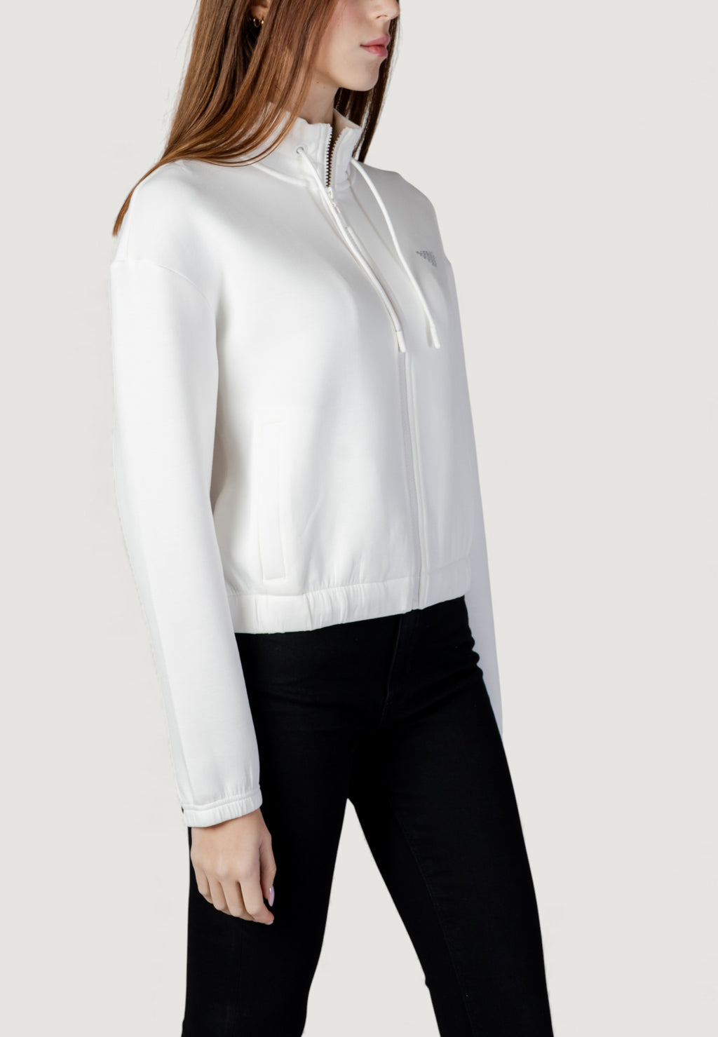 Felpa senza cappuccio Guess Active CECILIA SCUBA ZIP