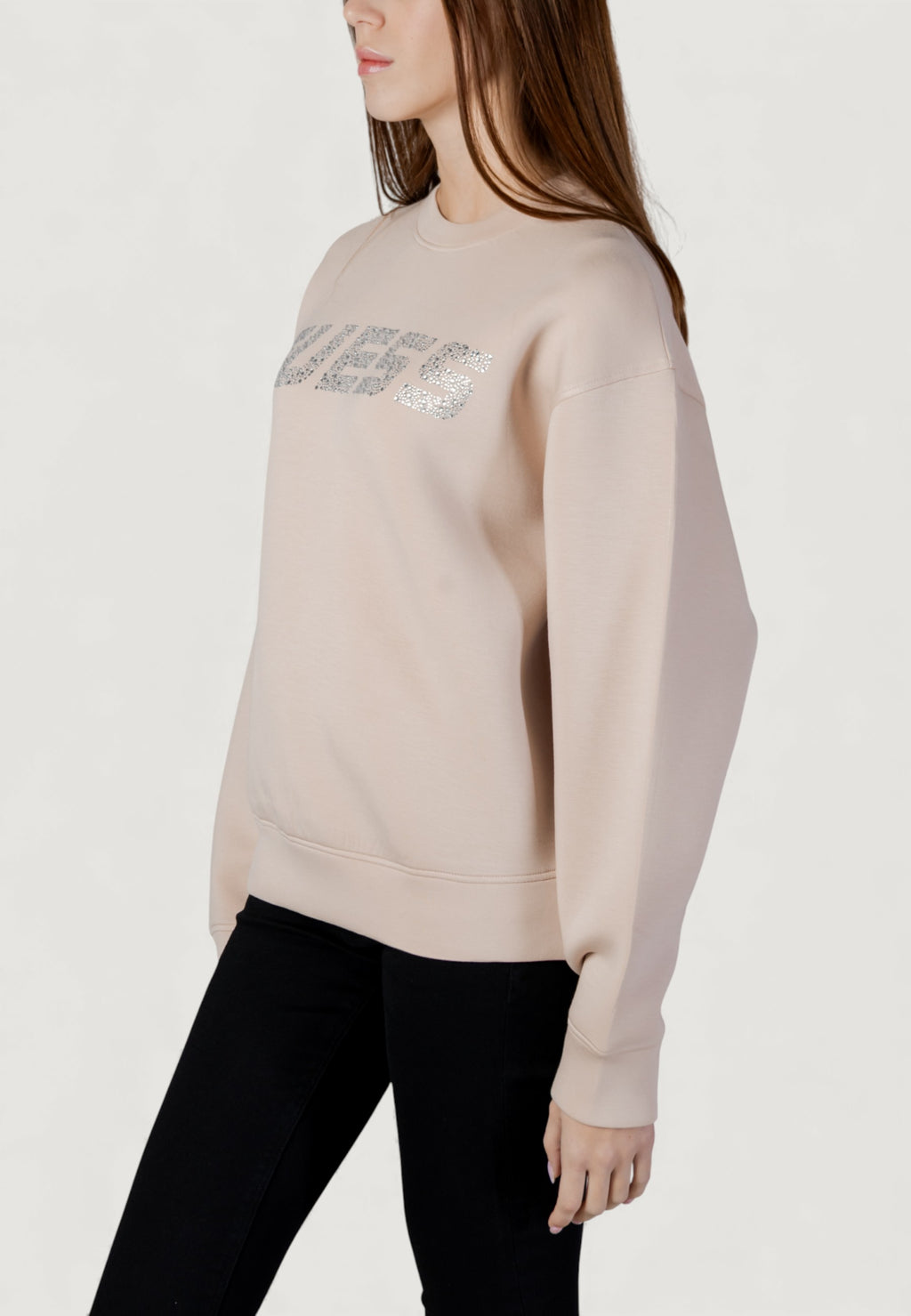Felpa senza cappuccio Guess Active CECILIA CN SWEATSHIRT