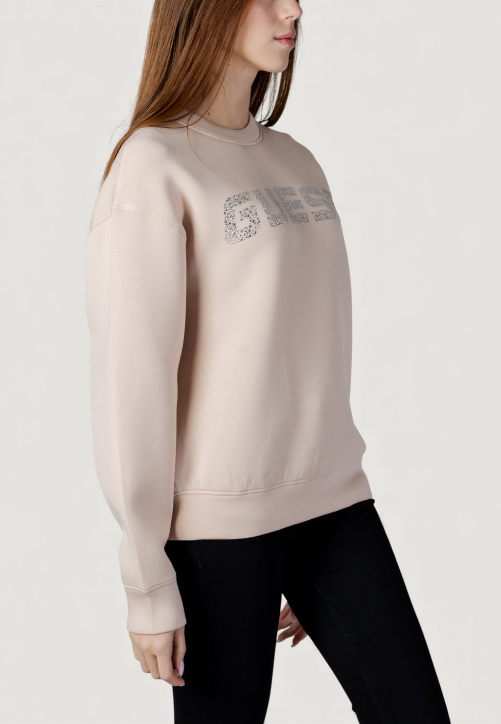 Felpa senza cappuccio Guess Active CECILIA CN SWEATSHIRT