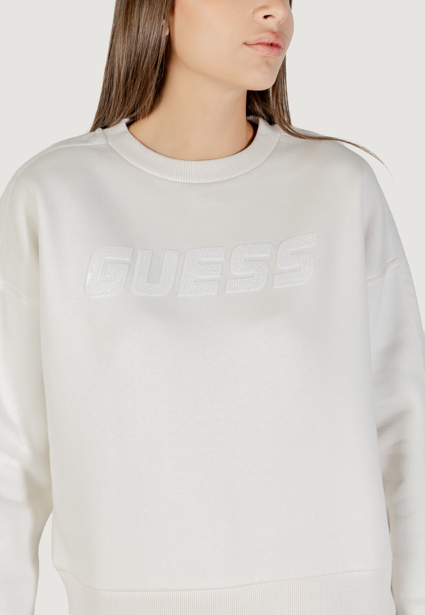 Felpa senza cappuccio Guess Active AELIA CN SWEATSHIRT